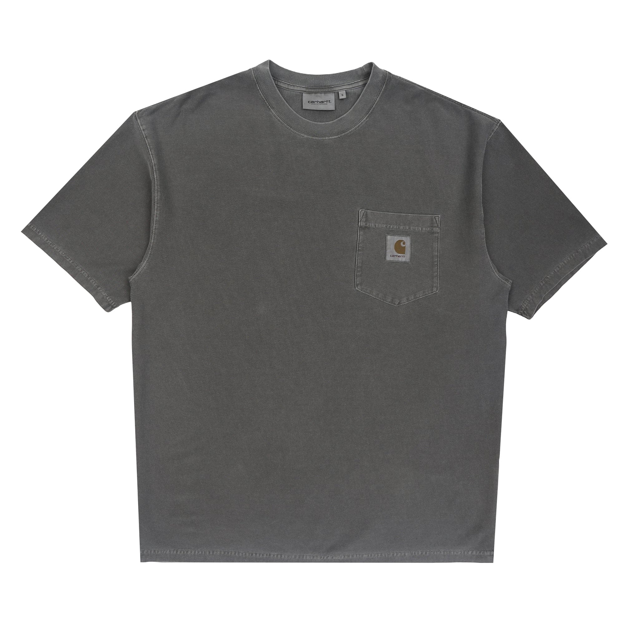 Carhartt Wip S/S Loose Pocket T - Shirt - Black garment dyed