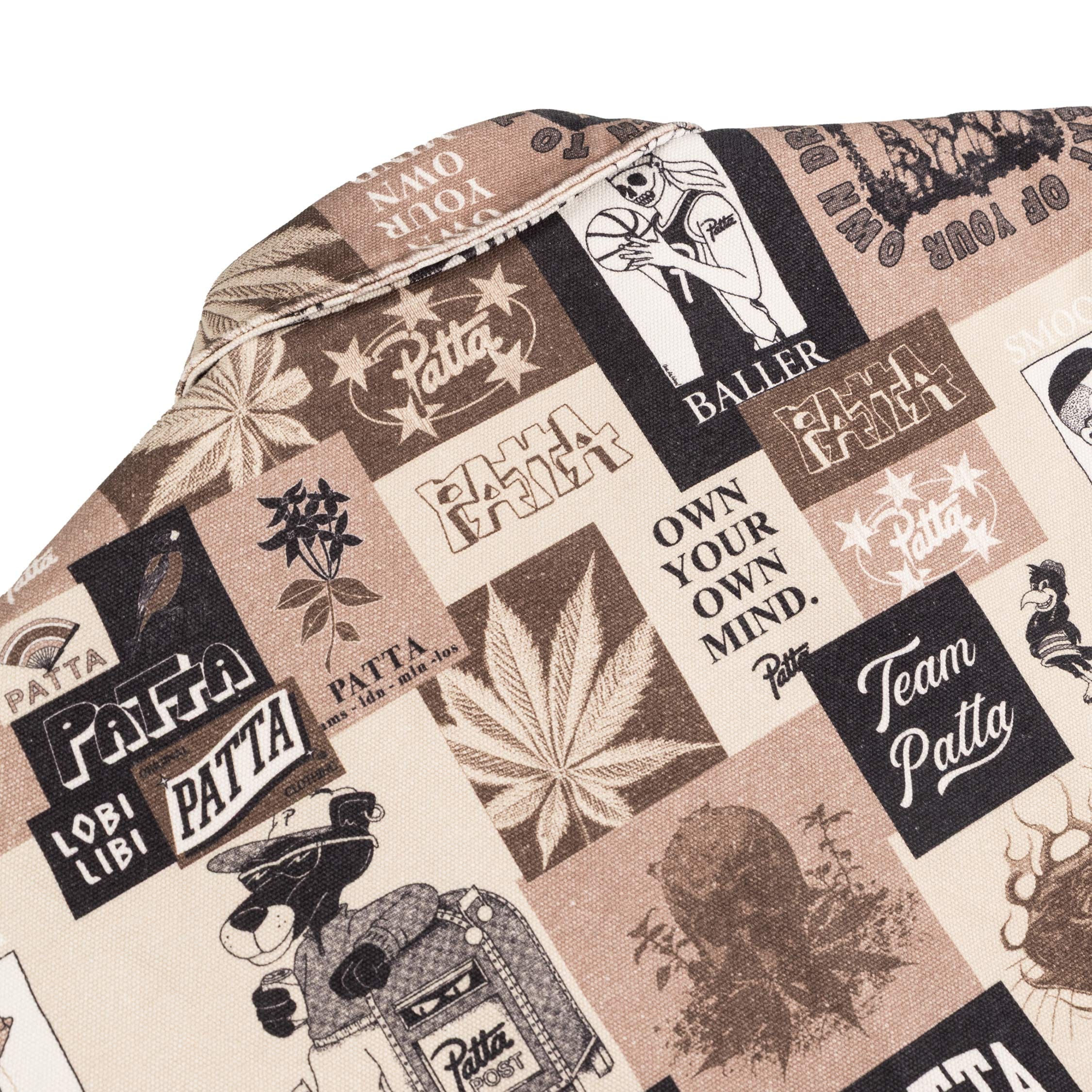 Patta Collage Insulated Canvas Jacket