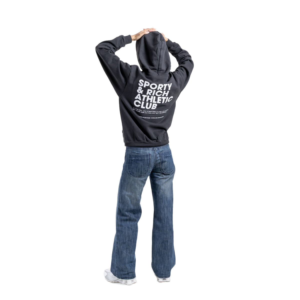Sporty & RICH Exercise Often Hoodie Faded Black