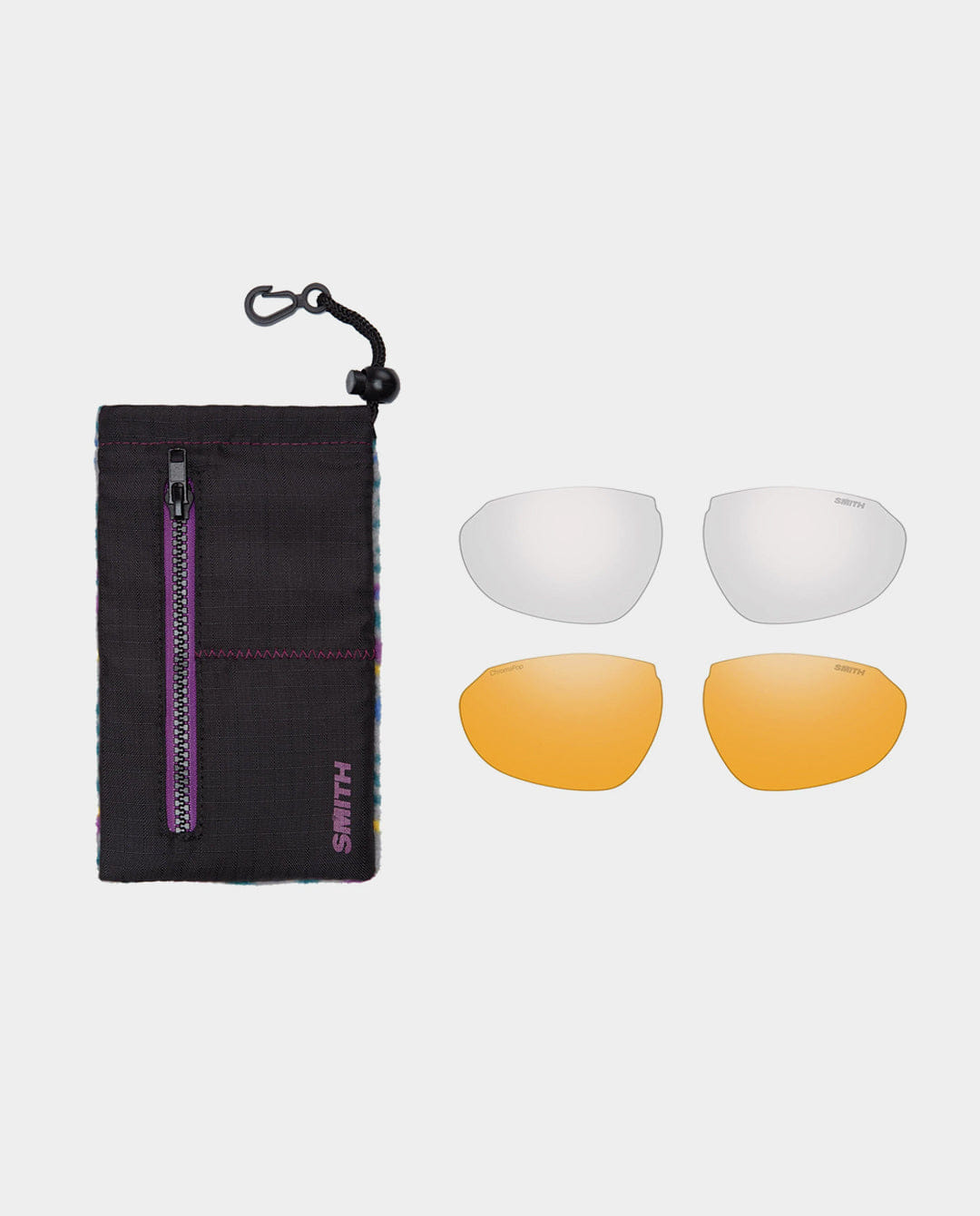 Smith - Sliders Sunglasses - Electric Supernova with ChromaPop Blue Mirror Lens