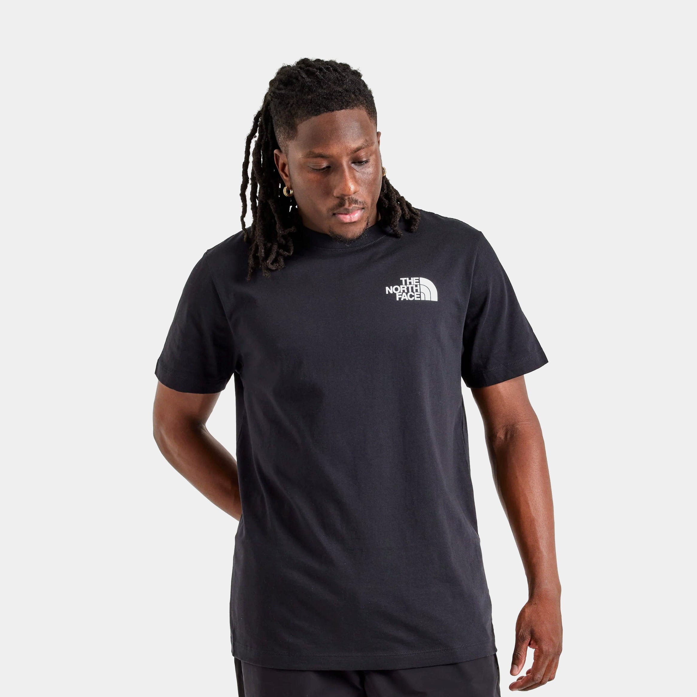 THE NORTH FACE Lunar New Year Snake Mens Short Sleeve Shirt (Black/White)