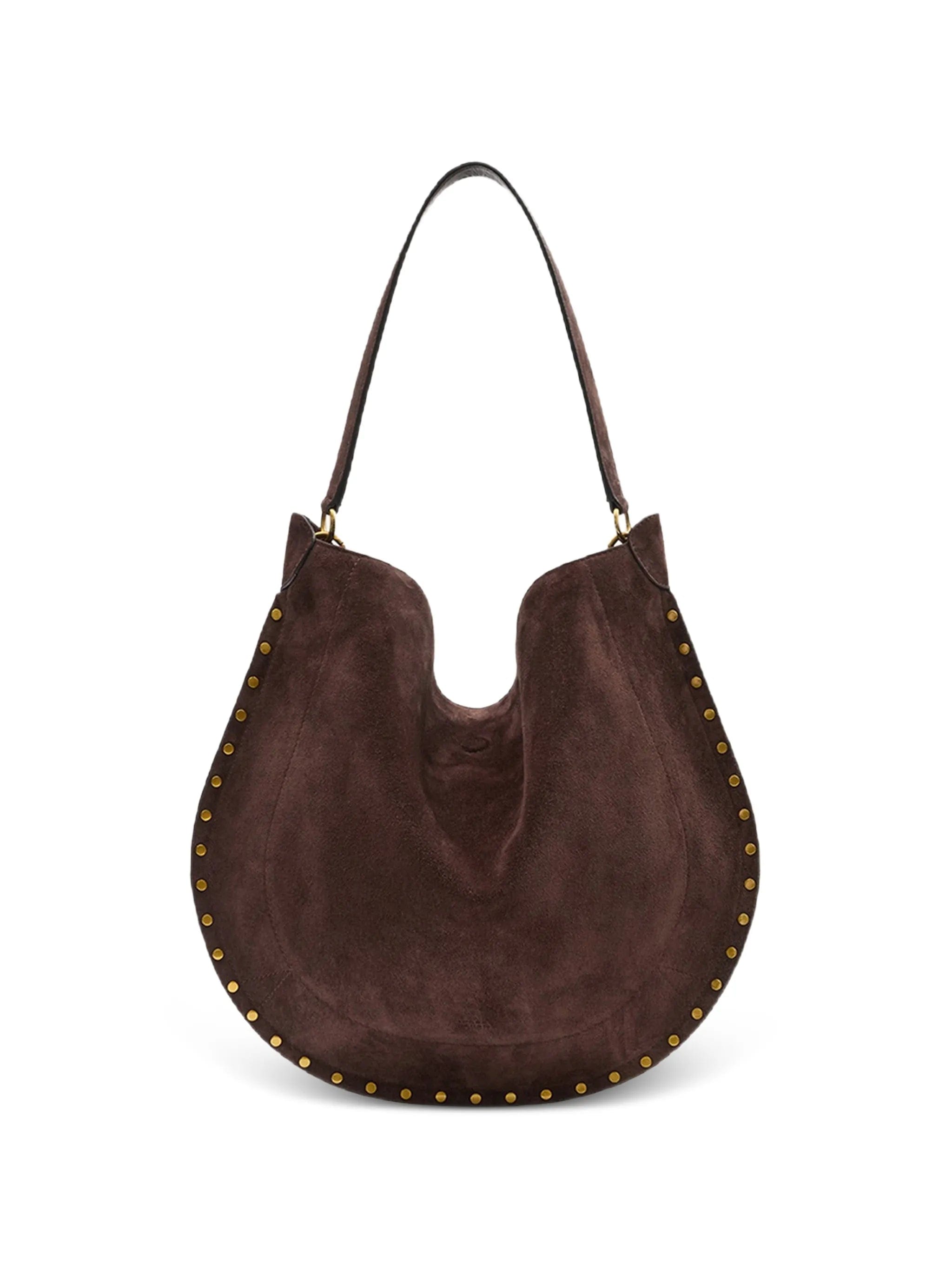 Isabel Marant stud - embellished suede shoulder bag