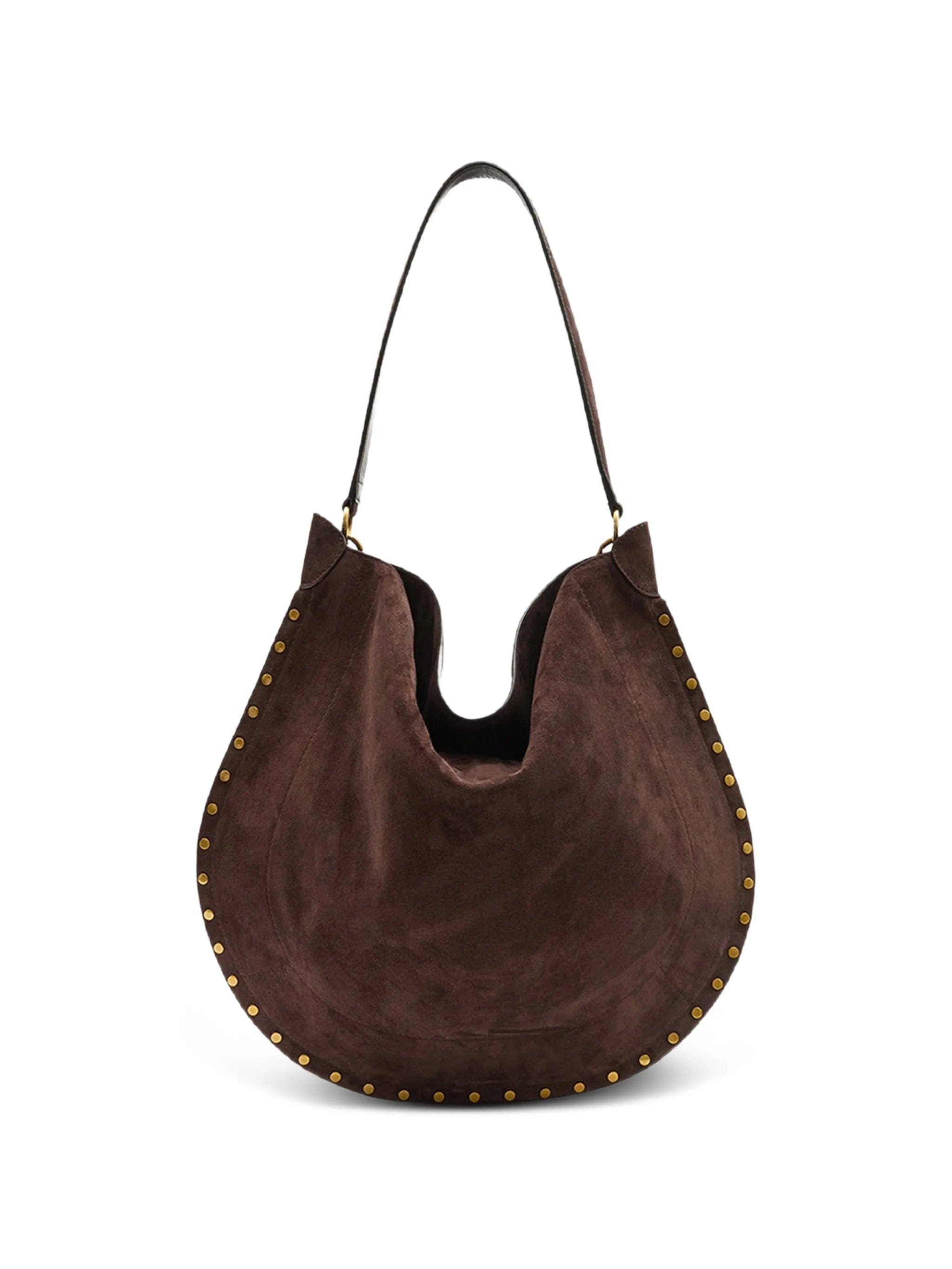 Isabel Marant stud - embellished suede shoulder bag
