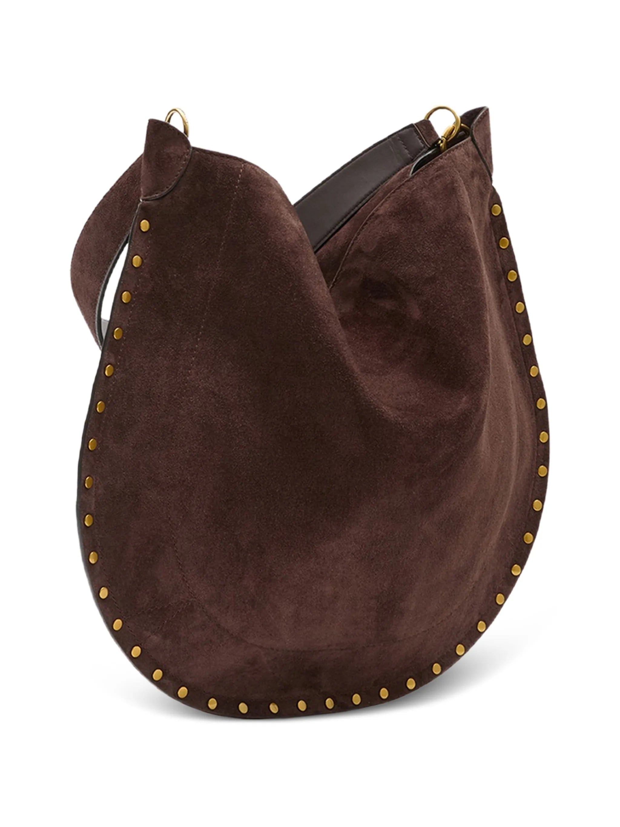 Isabel Marant stud - embellished suede shoulder bag