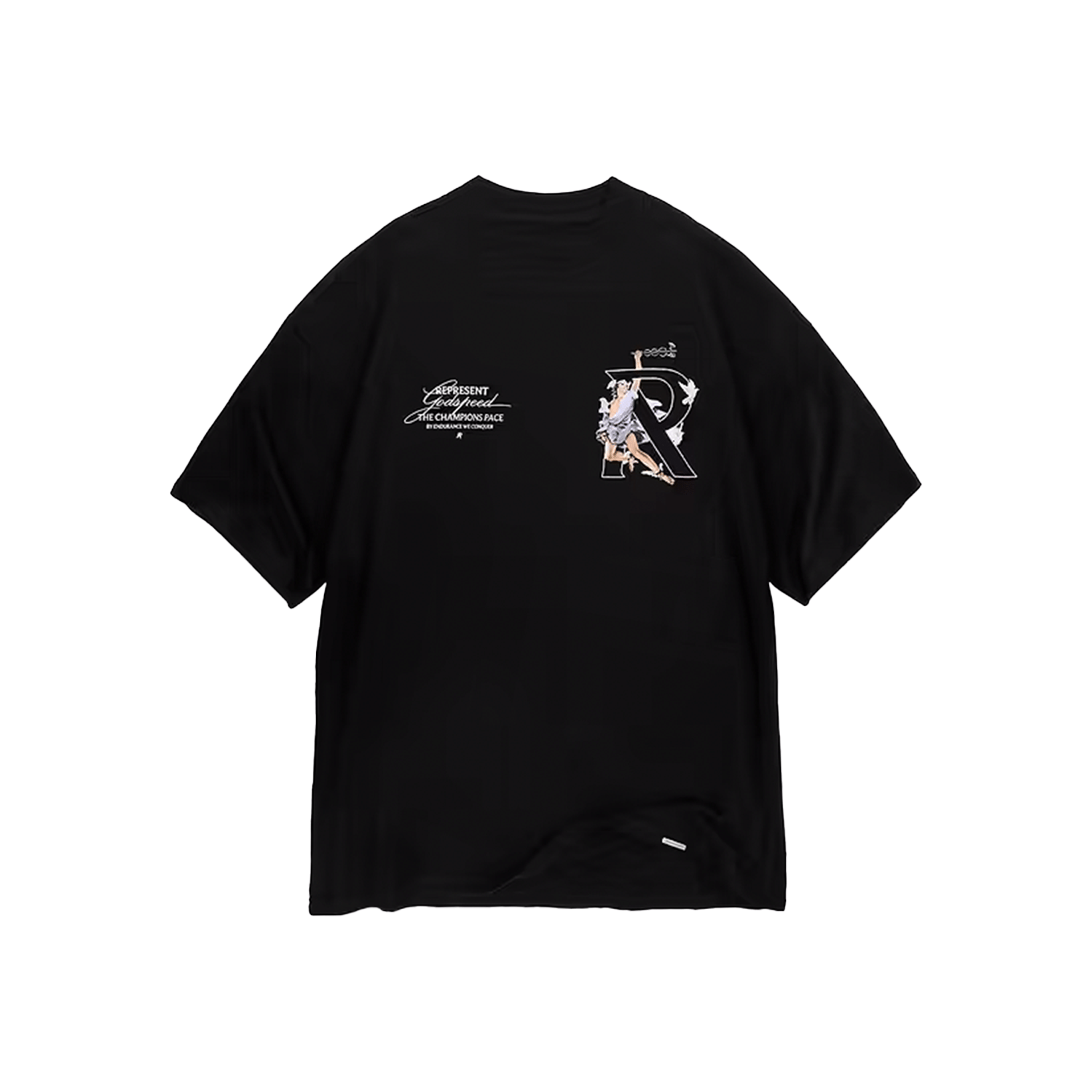 Represent Hermes T-Shirt Jet Black (FW24)