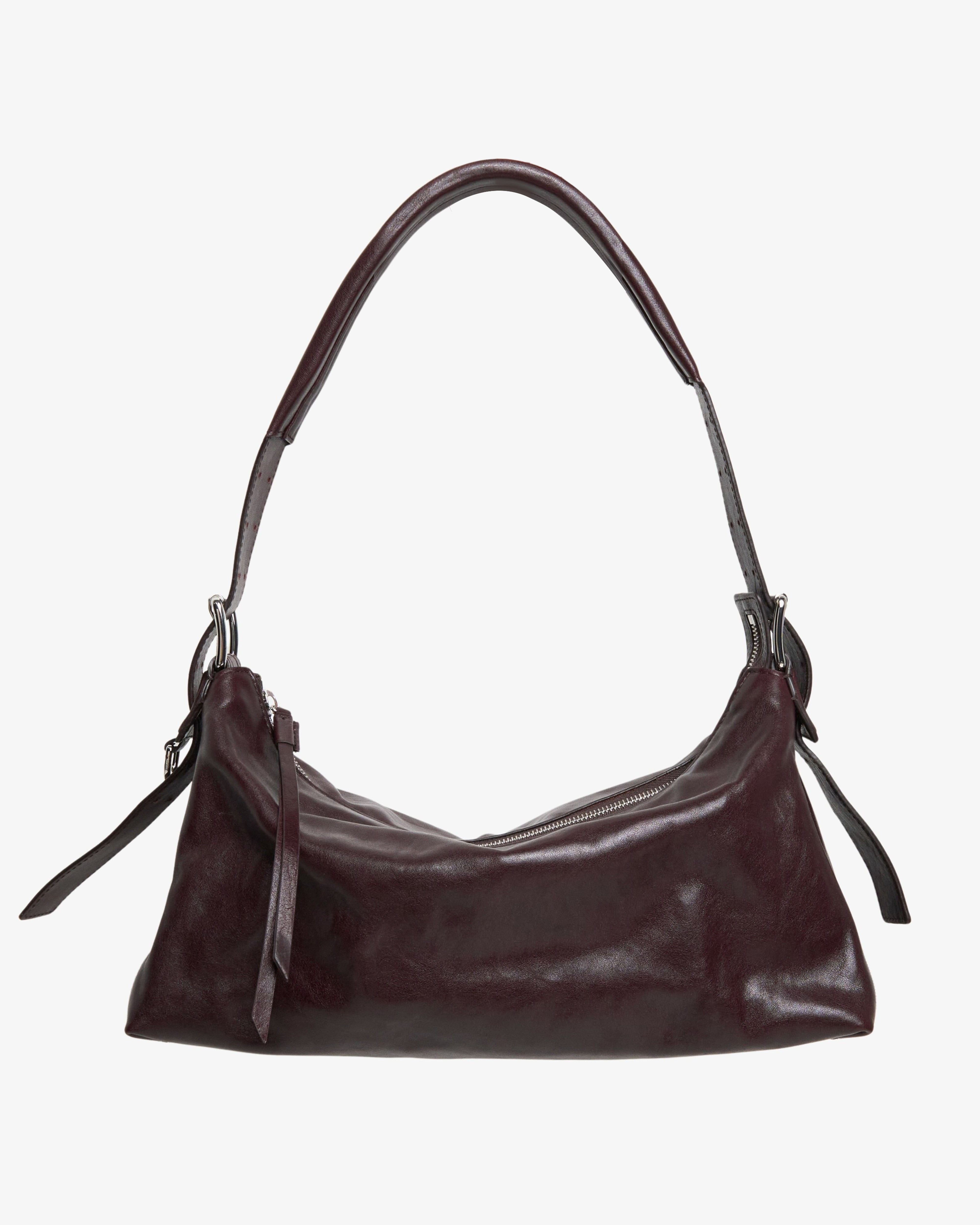 Lemaire - Men's Belted Baguette Bag - (Burgundy)