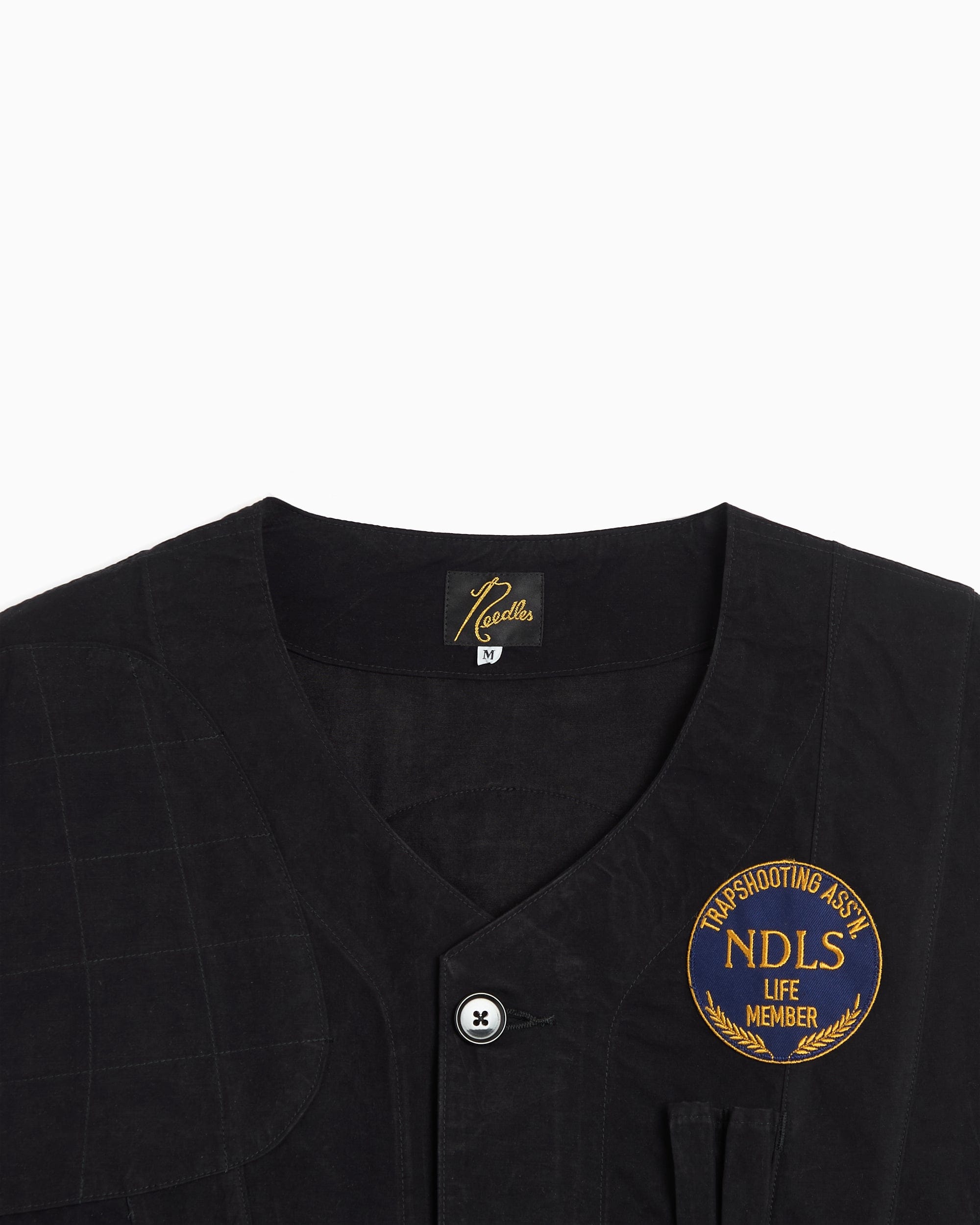 Needles Chaqueta guateada bordado Relaxed Needles Shooting para hombre