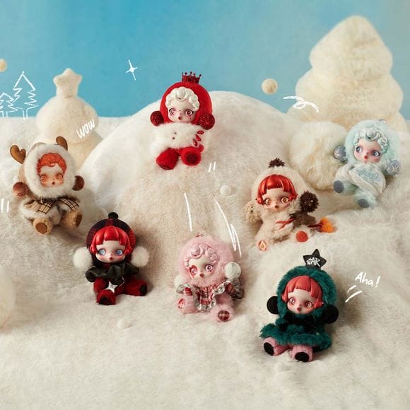 POP MART SKULLPANDA Winter Symphony Plush Doll Pendant Blind Box AUTHENTIC