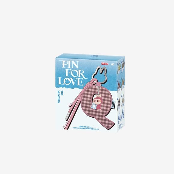 POP MART V4 The Monsters Pin for Love Series - Letter Pendant Blind Box (N - Z)