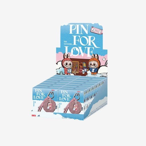 POP MART V4 The Monsters Pin for Love Series - Letter Pendant Blind Box (N - Z)