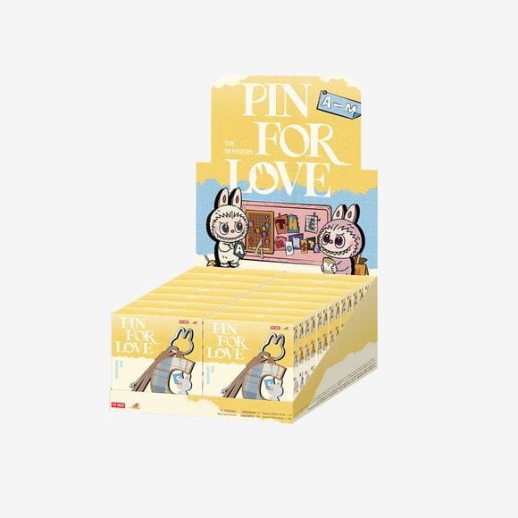 POP MART V4 The Monsters Pin for Love Series - Letter Pendant Blind Box (A - M)