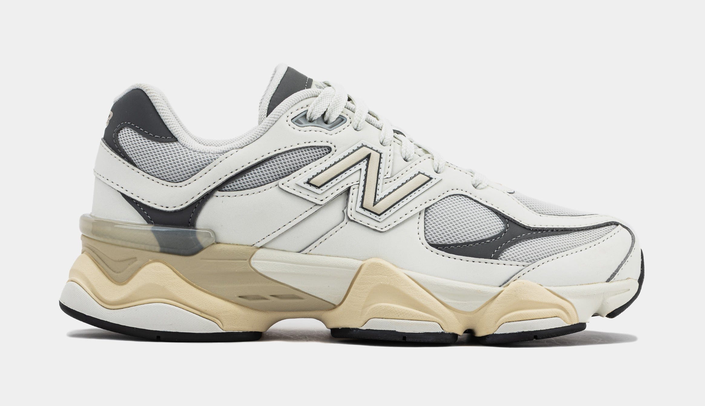 Newbalance 9060 Grade School Lifestyle Shoes (Sea Salt/Castle Rock)