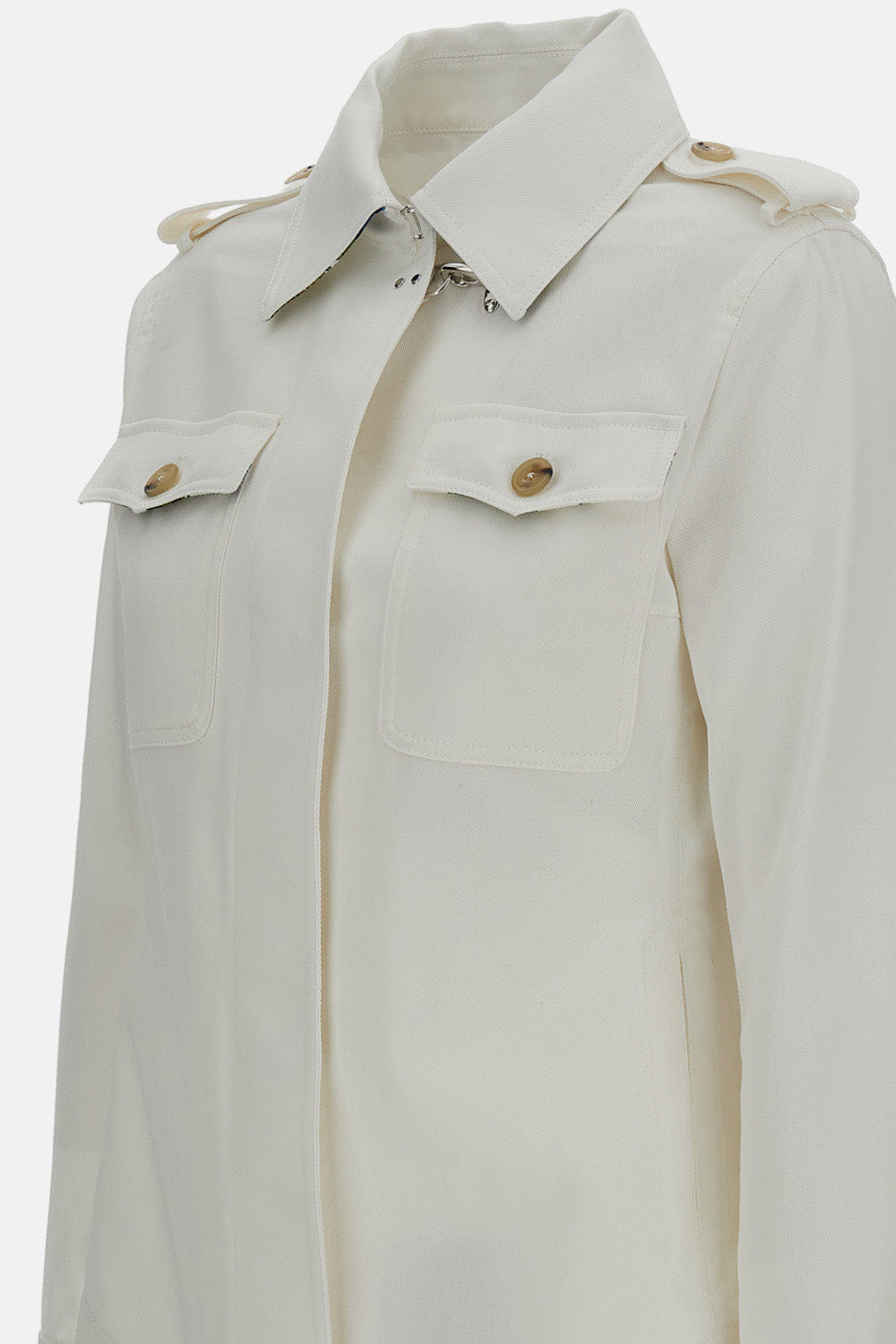 Fay GIACCA CAMICIA IN DRILL DI COTONE