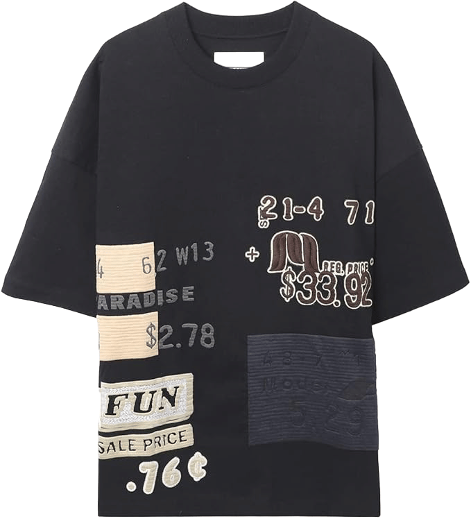 Jil Sander Graphic - Patch Cotton T - shirt Black