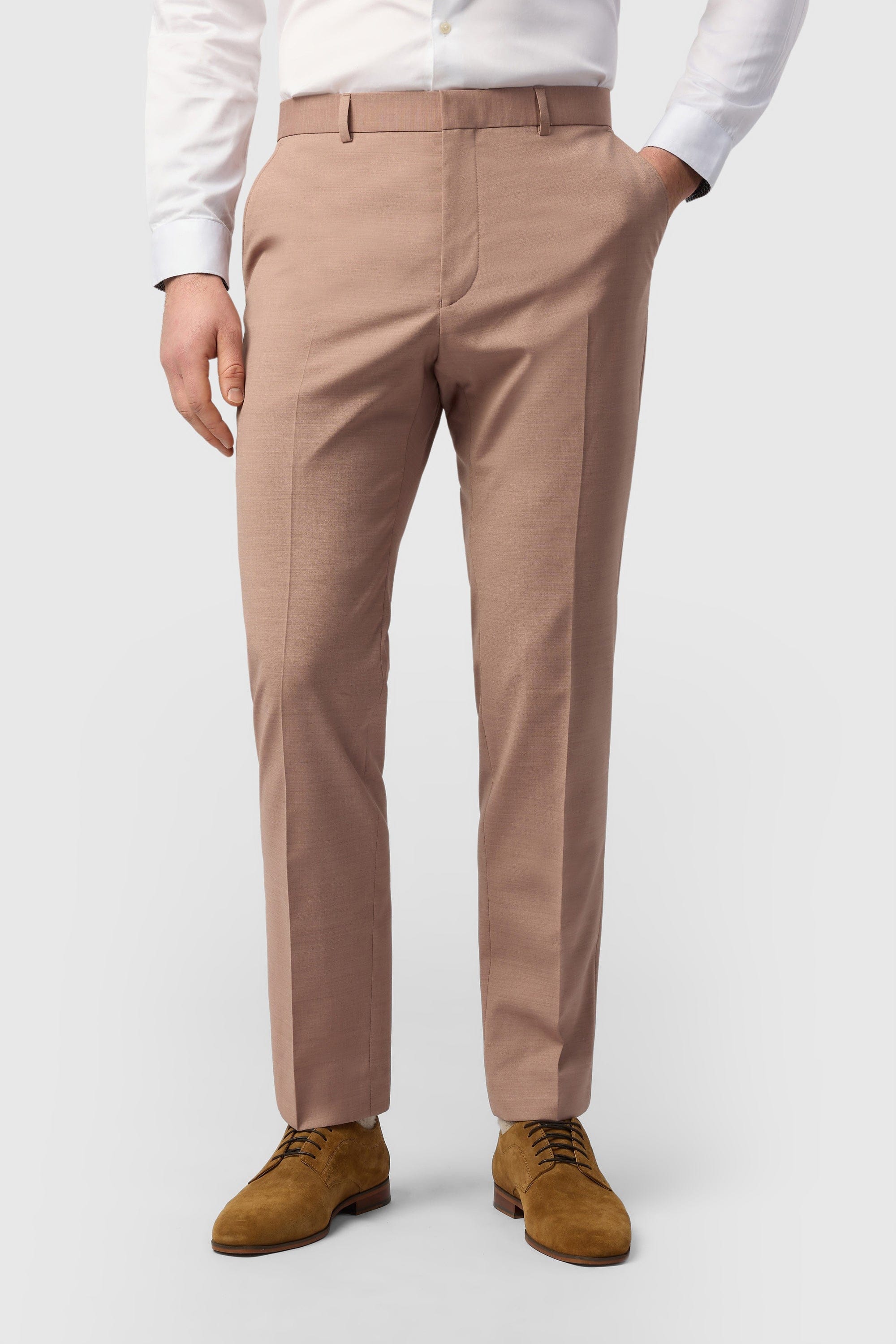 Ted Baker Liena - Dark Pink Panama Trouser Dk - Pink