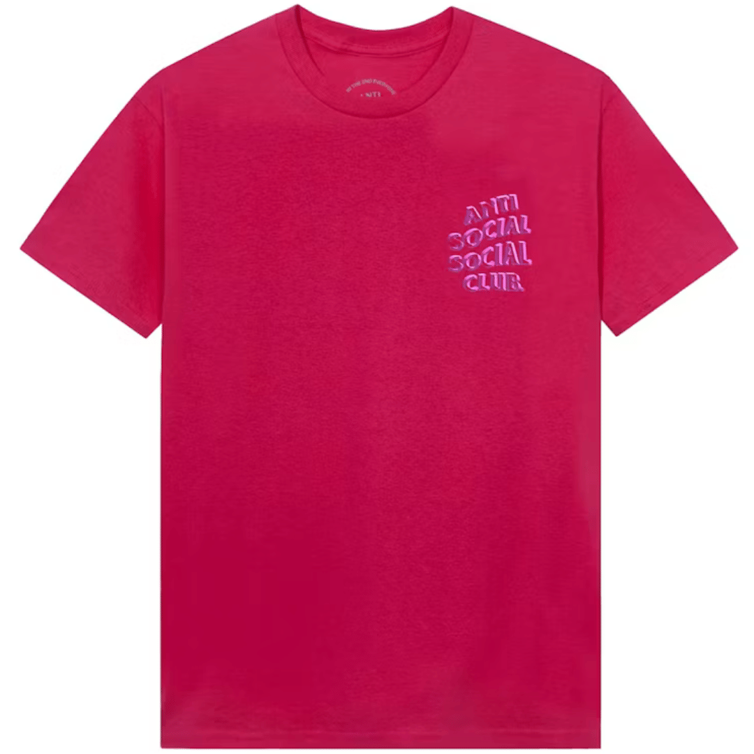 ASSC Anti Social Social Club Deeper Than Usual T-Shirt Sangria