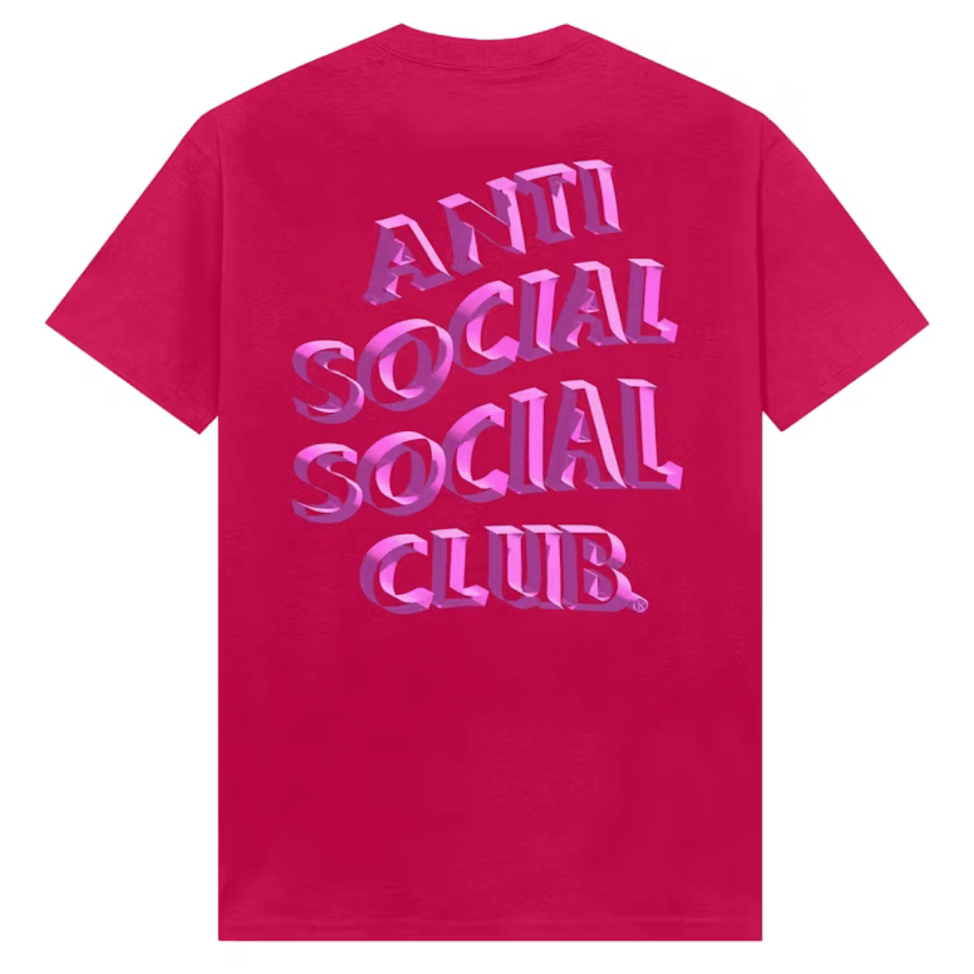 ASSC Anti Social Social Club Deeper Than Usual T-Shirt Sangria