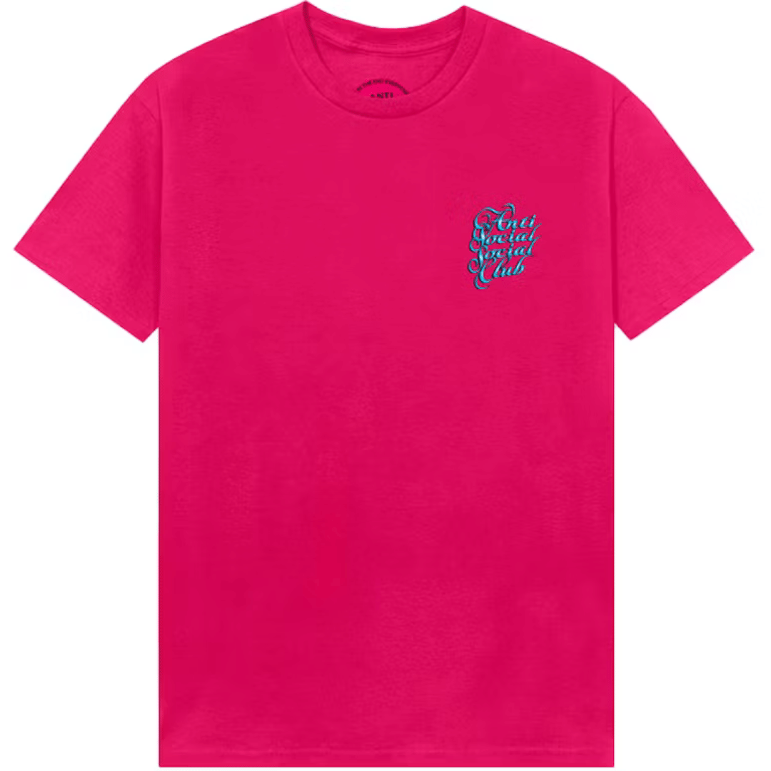 ASSC Anti Social Social Club Eyelash T-Shirt Pink