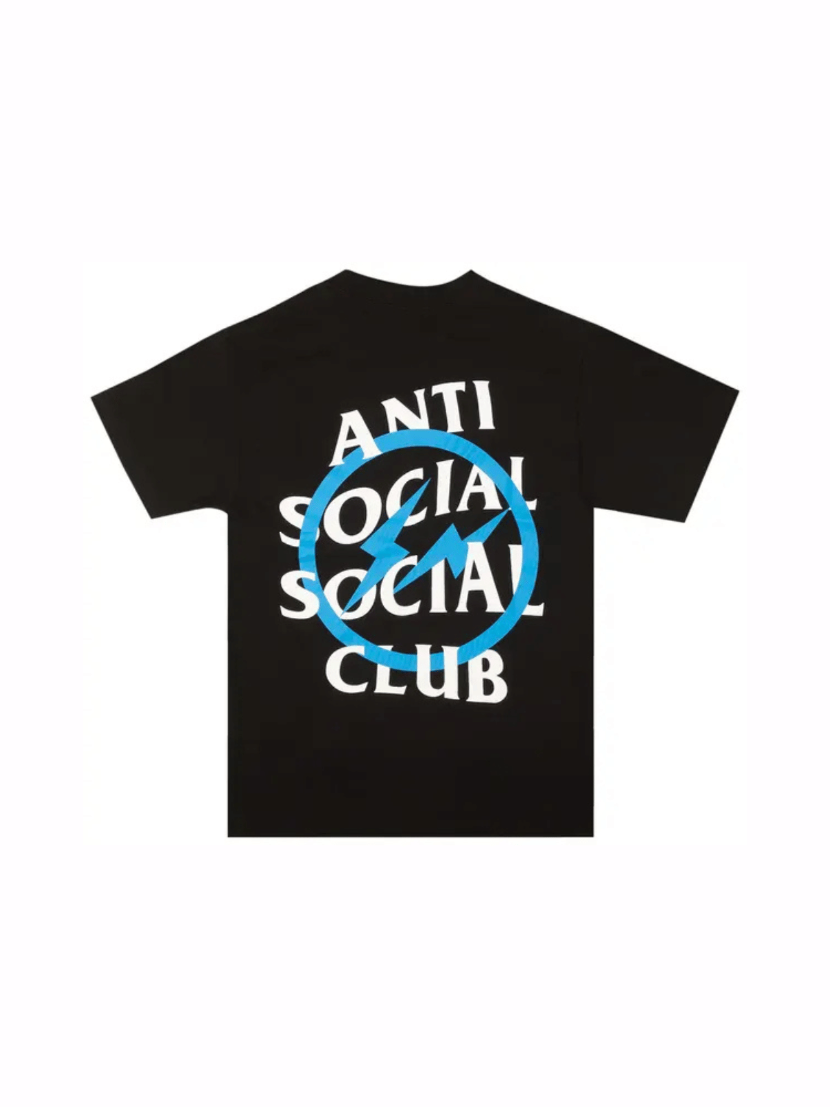 ASSC Anti Social Social Club x Fragment Design Blue Bolt T-Shirt Black