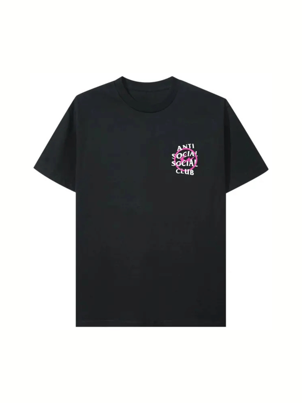 ASSC Anti Social Social Club x Fragment Bolt T-Shirt Black and Pink