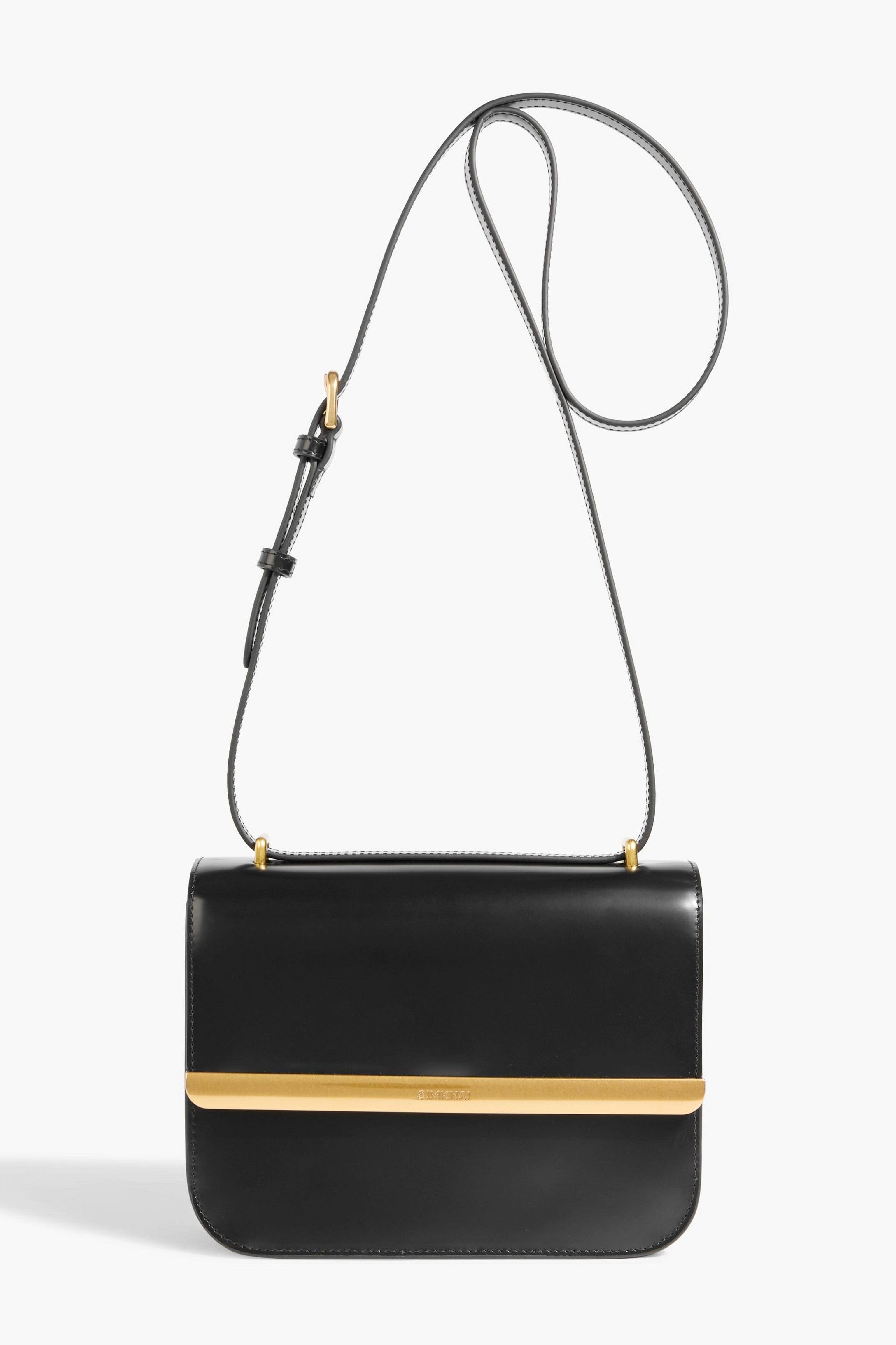SIMKHAI Remy Glossed Leather Cross - Body Bag