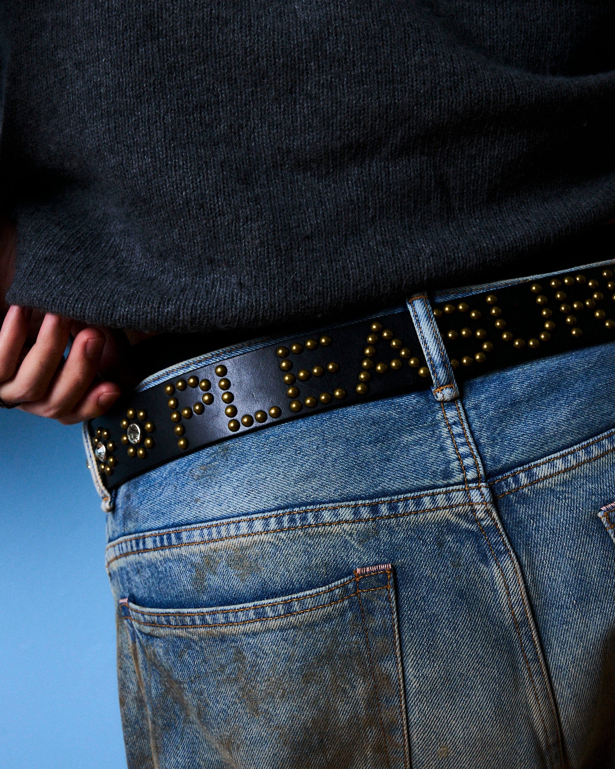 Pleasures Studded Belt - Black