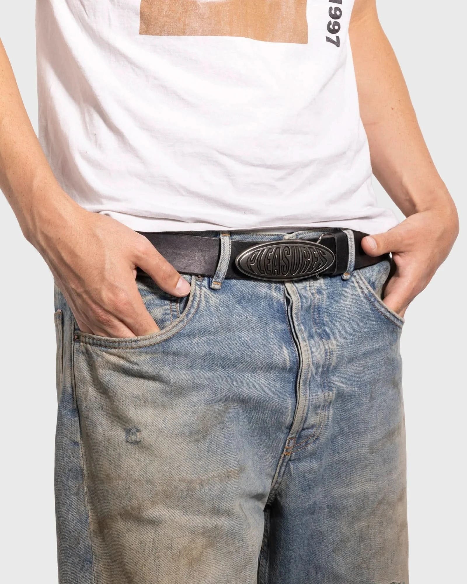 Pleasures Bubble Logo Belt