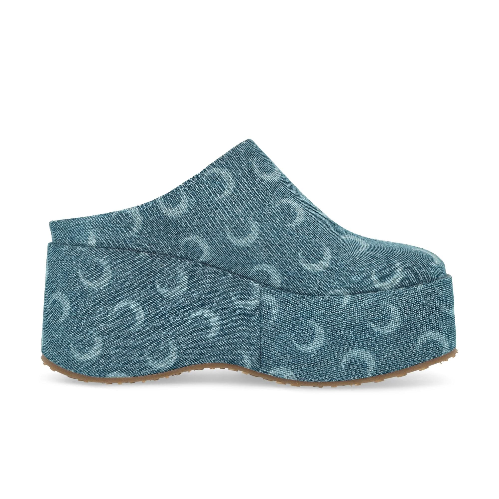 Marine Serre Moon Laser Denim MS Clog