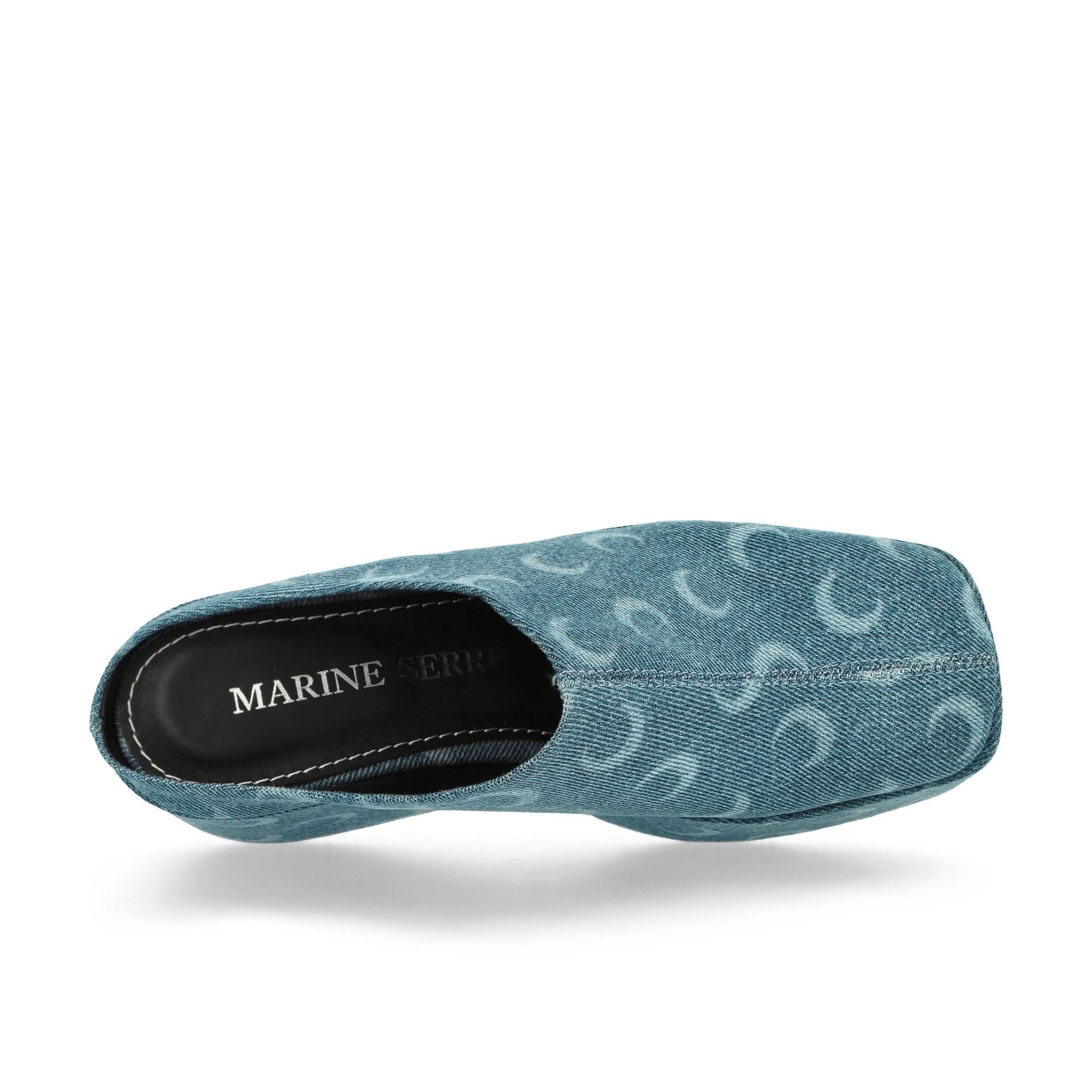 Marine Serre Moon Laser Denim MS Clog