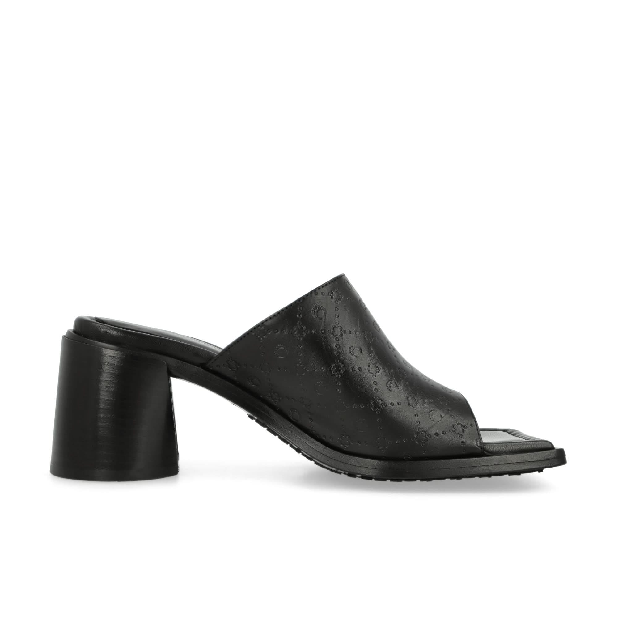 Marine Serre Embossed Leather MS Mule