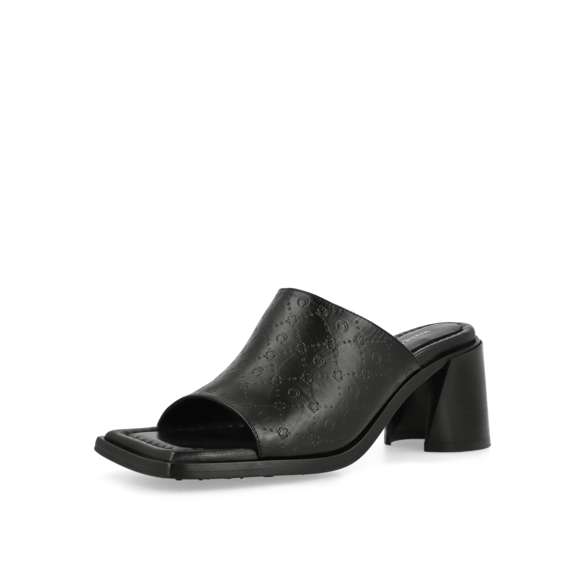 Marine Serre Embossed Leather MS Mule