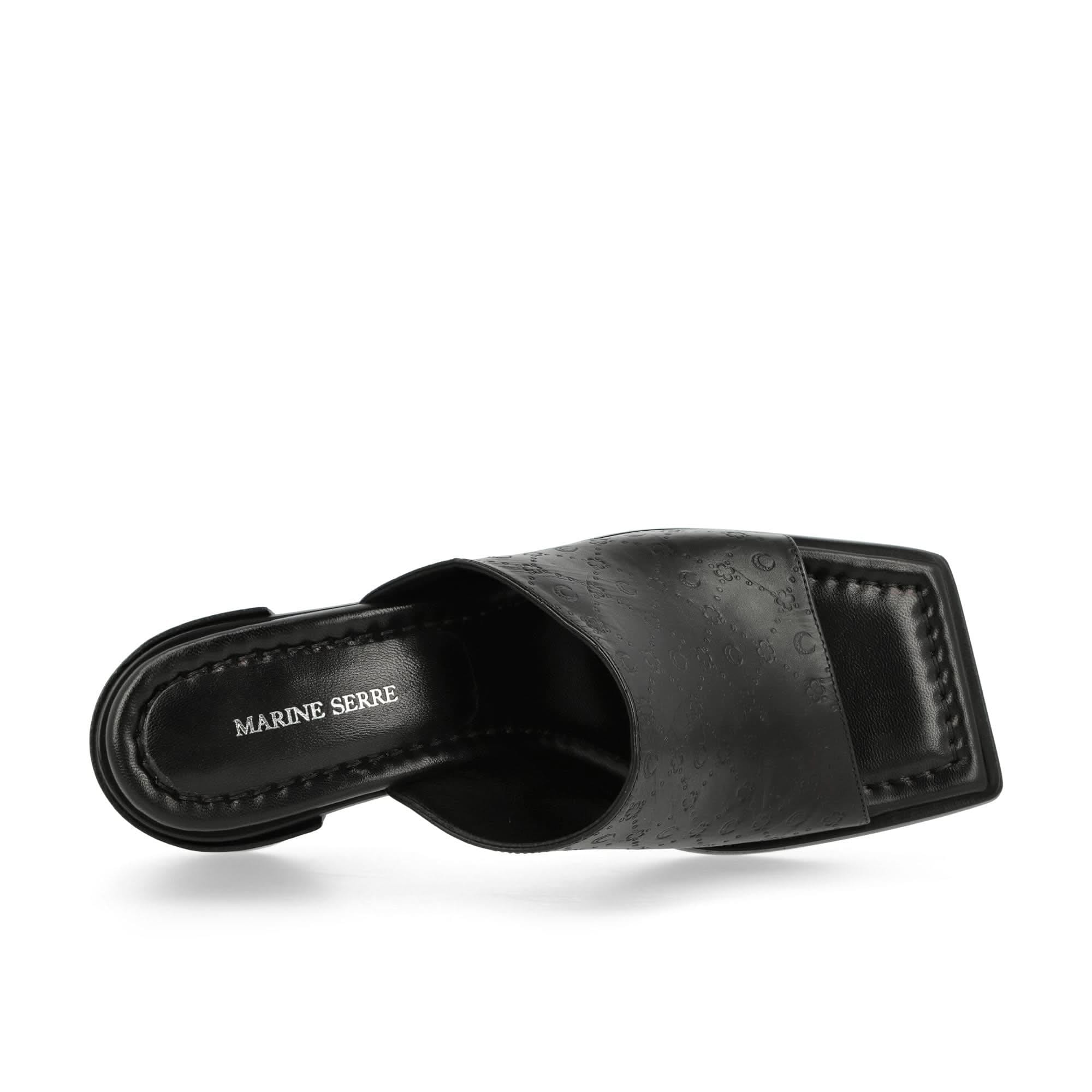 Marine Serre Embossed Leather MS Mule