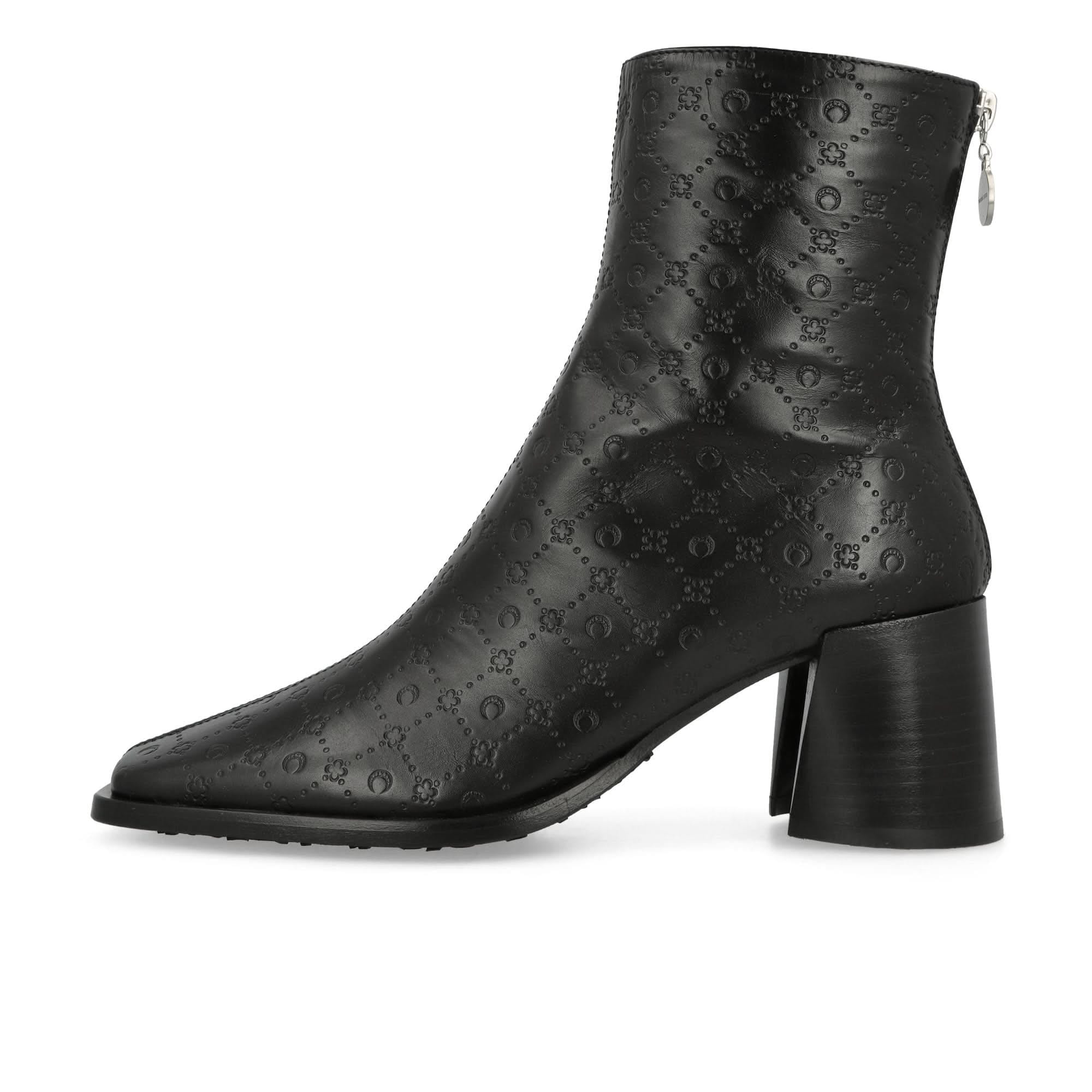 Marine Serre Embossed Leather MS Boots