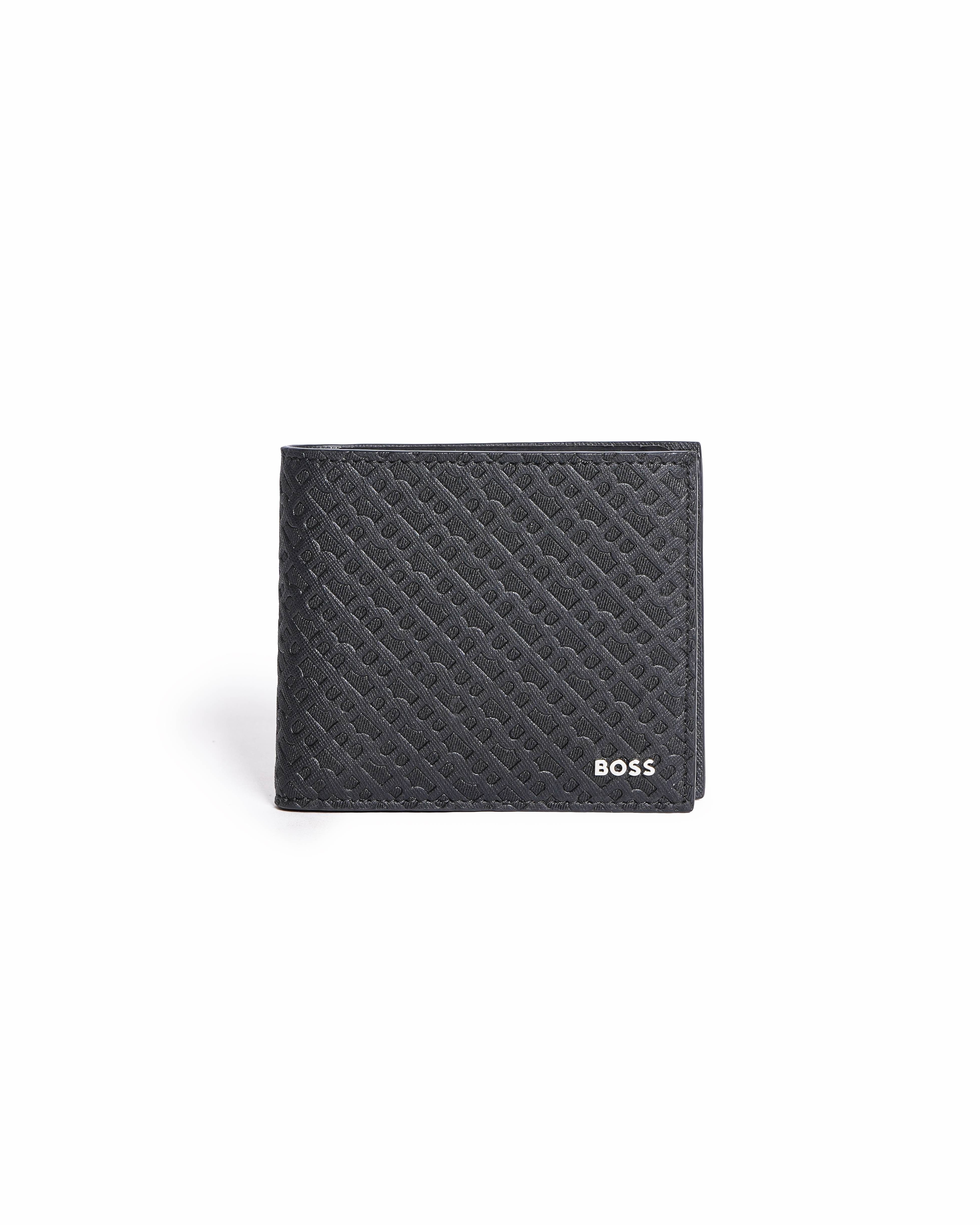 Hugo Boss Boss Logo Trim Monogram - Structure Bi - Fold Wallet