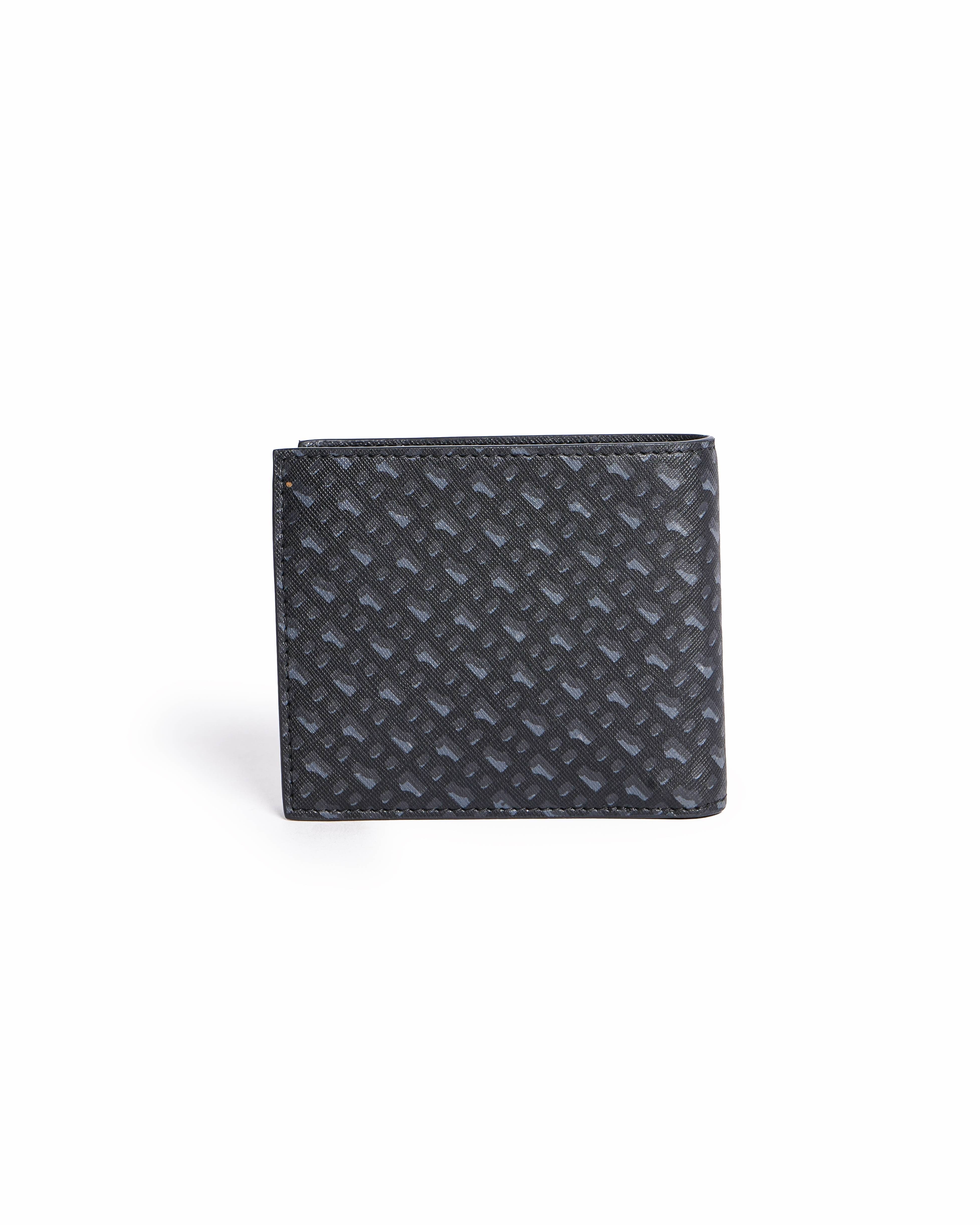 Hugo Boss BOSS Monogrammed Bifold Wallet In Black