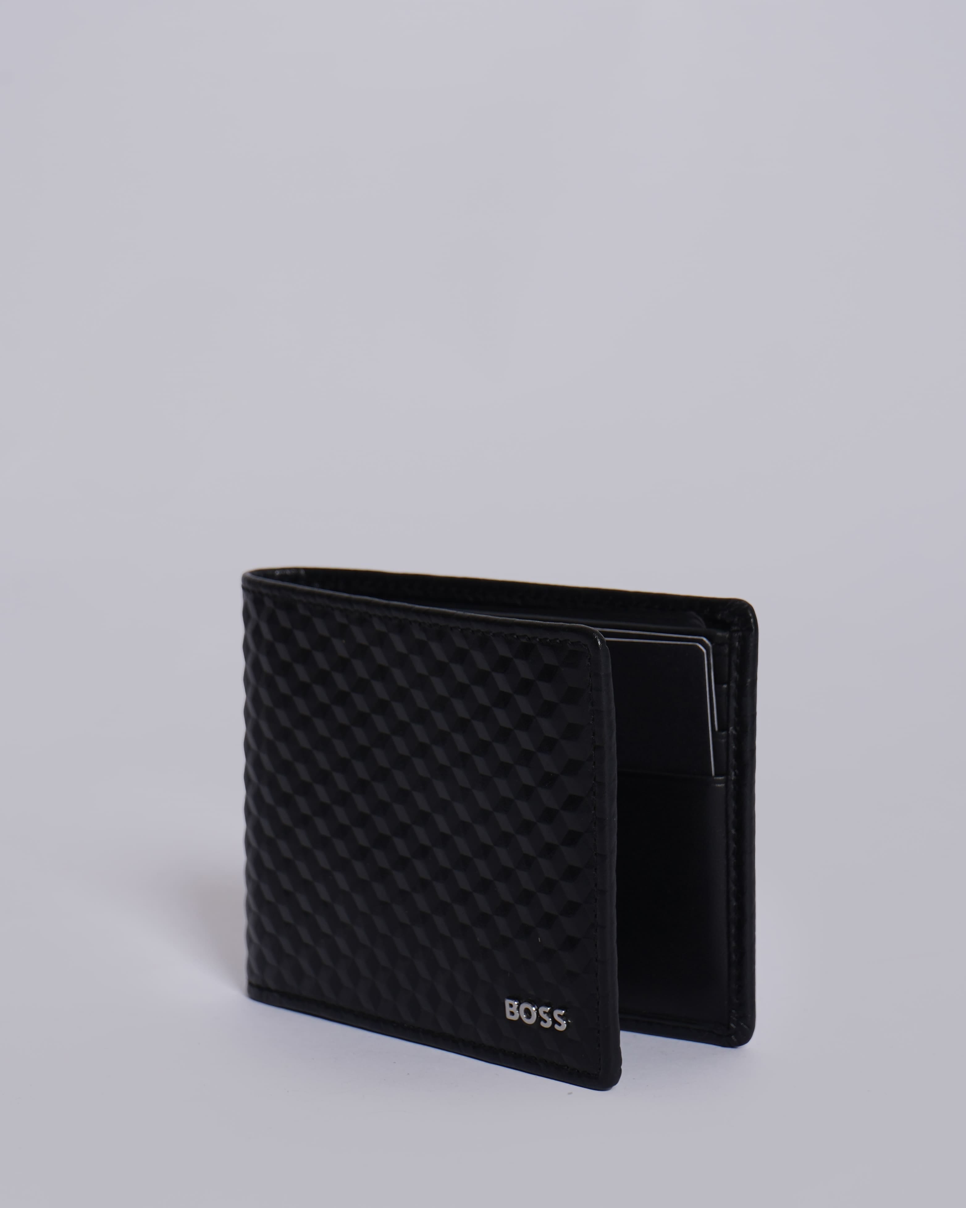 Hugo Boss New Hugo boss men's leather short wallet