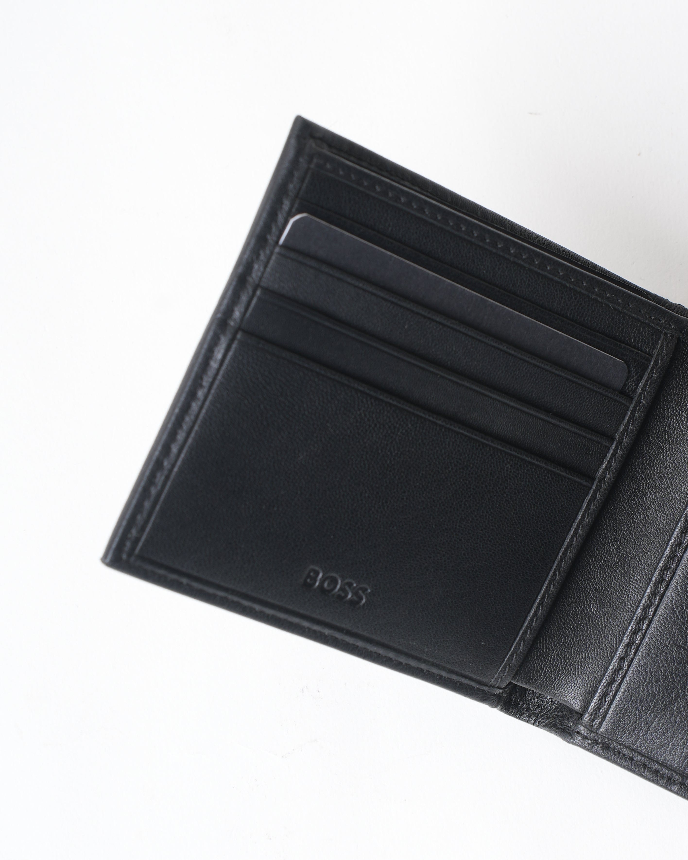 Hugo Boss New Boss Gold Text Wallet