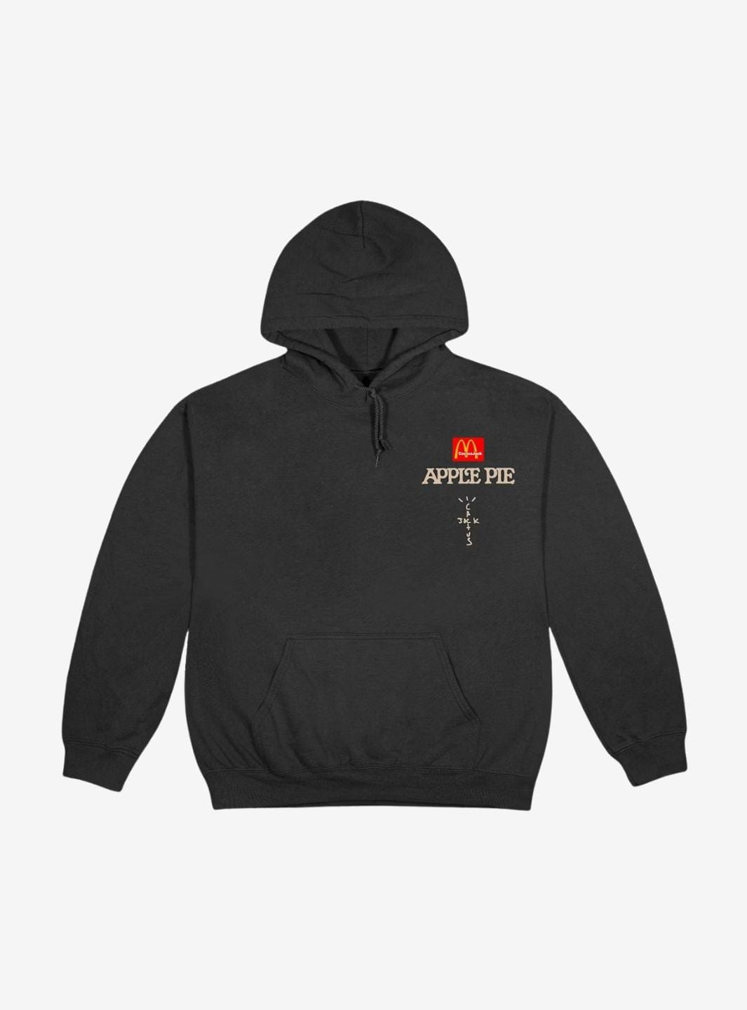 Cactus Jack Travis Scott x McDonald's Apple Pie Hoodie Washed Black