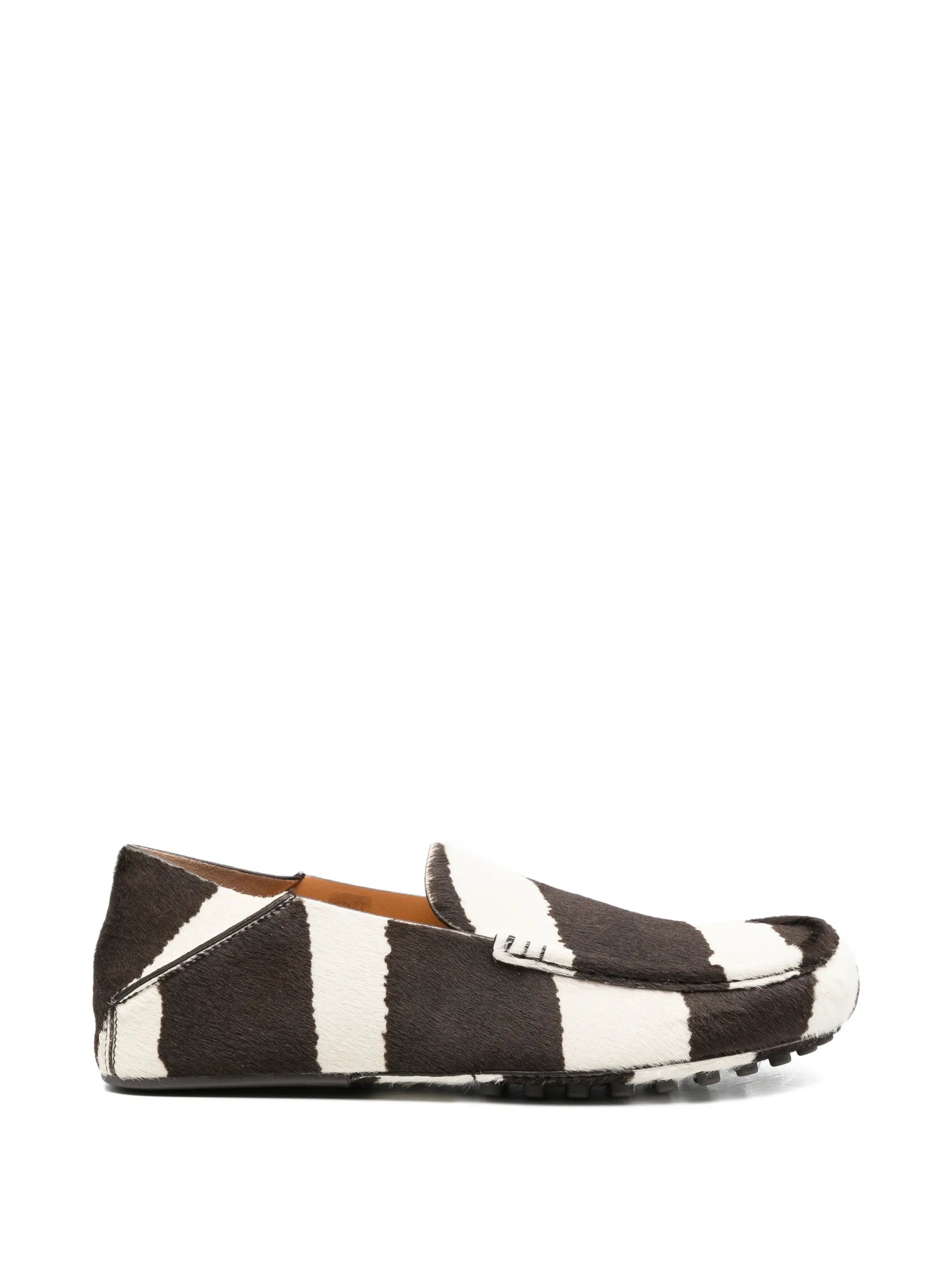 Tod's striped loafers