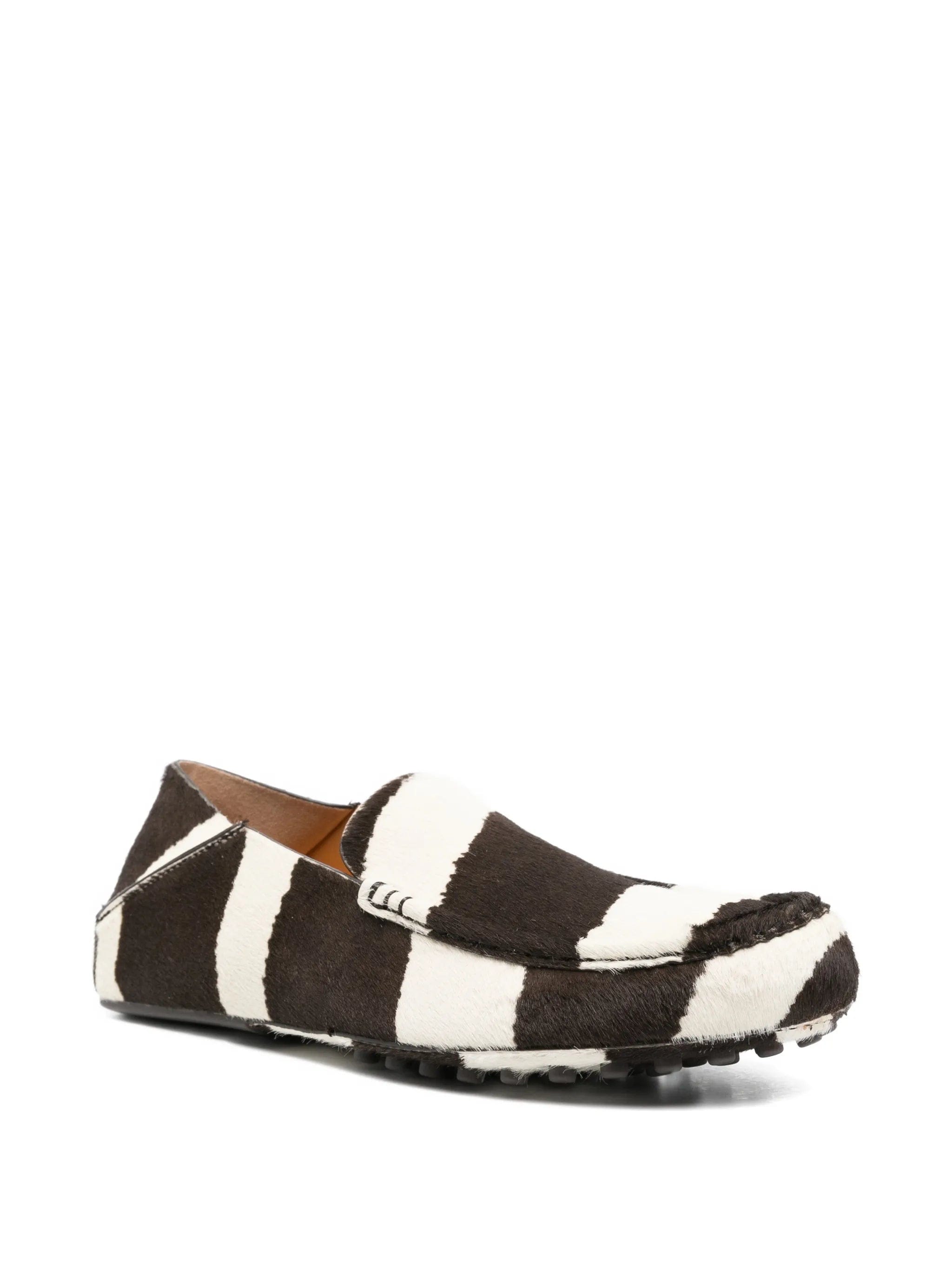 Tod's striped loafers