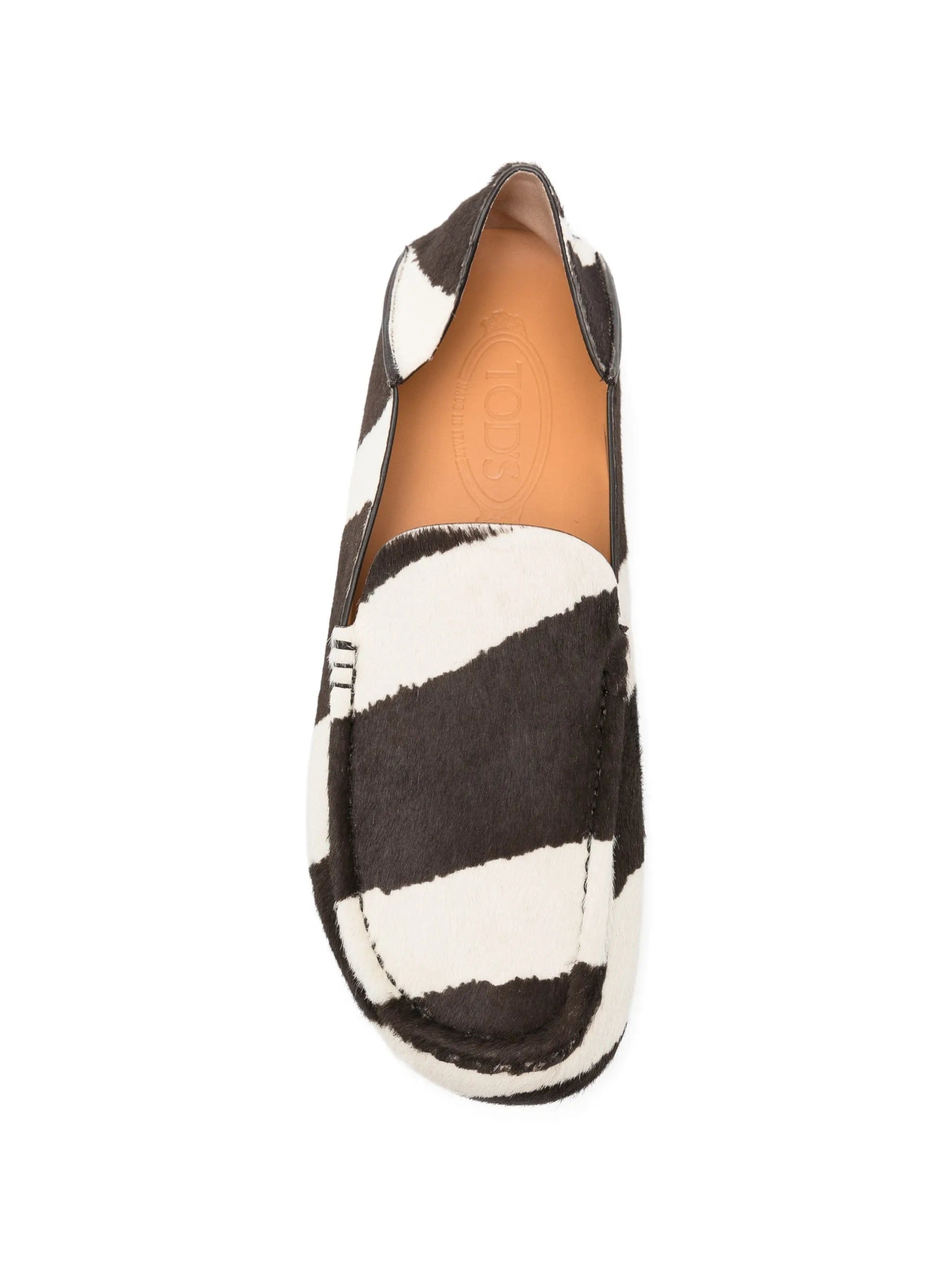 Tod's striped loafers