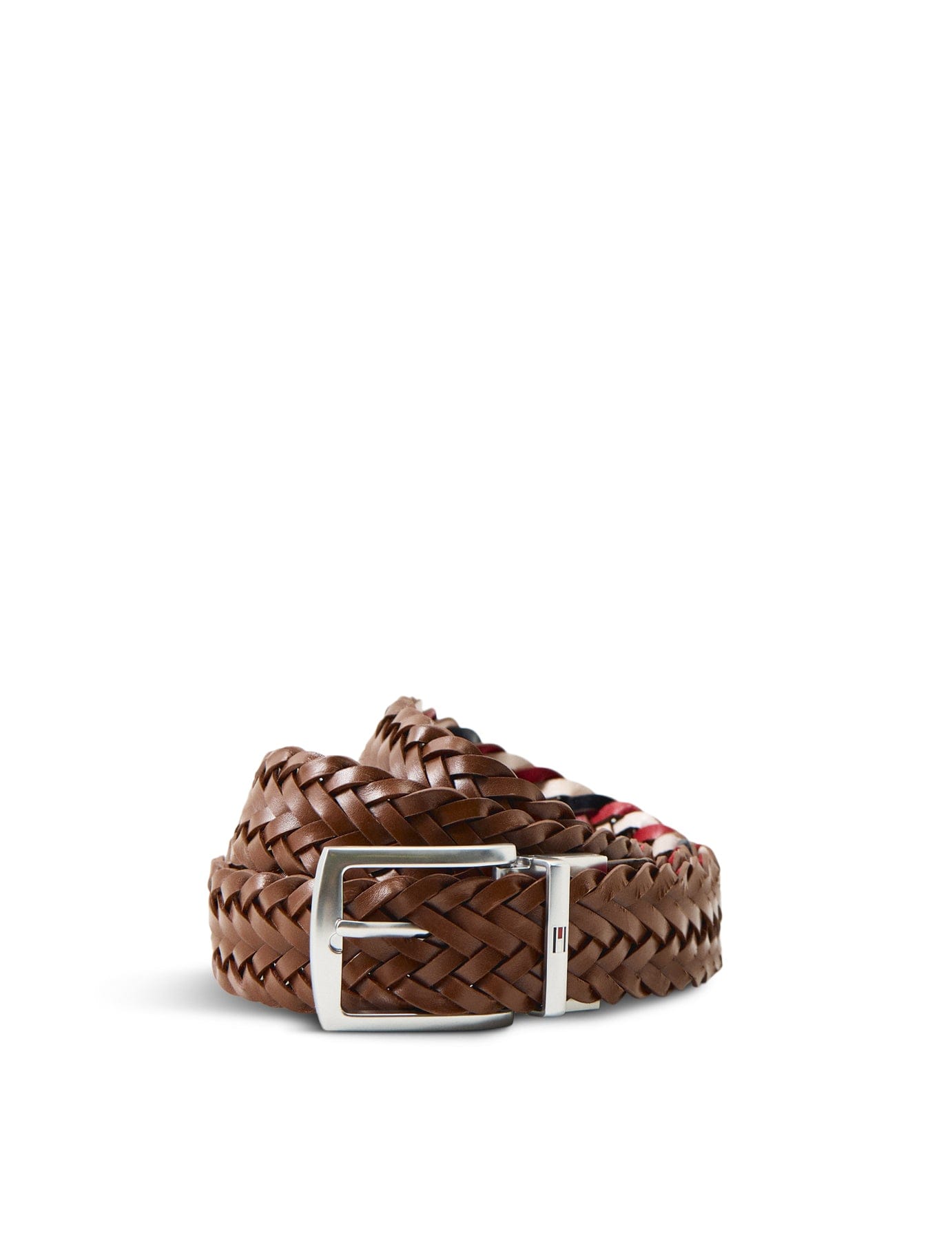 Tommy Hilfiger Denton Reversible Woven Belt Tan