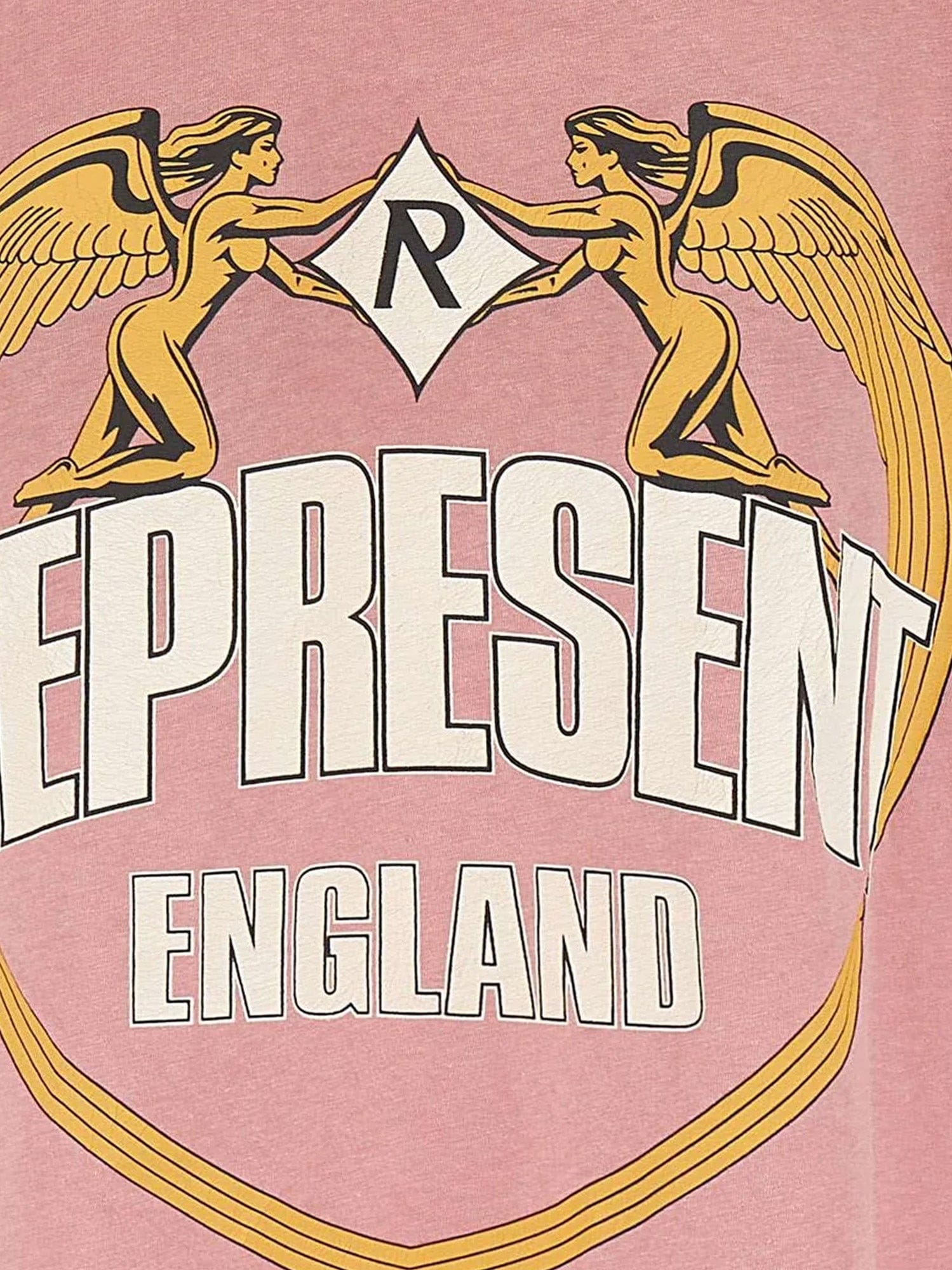 Represent Cotton T - shirt with distressed effect
