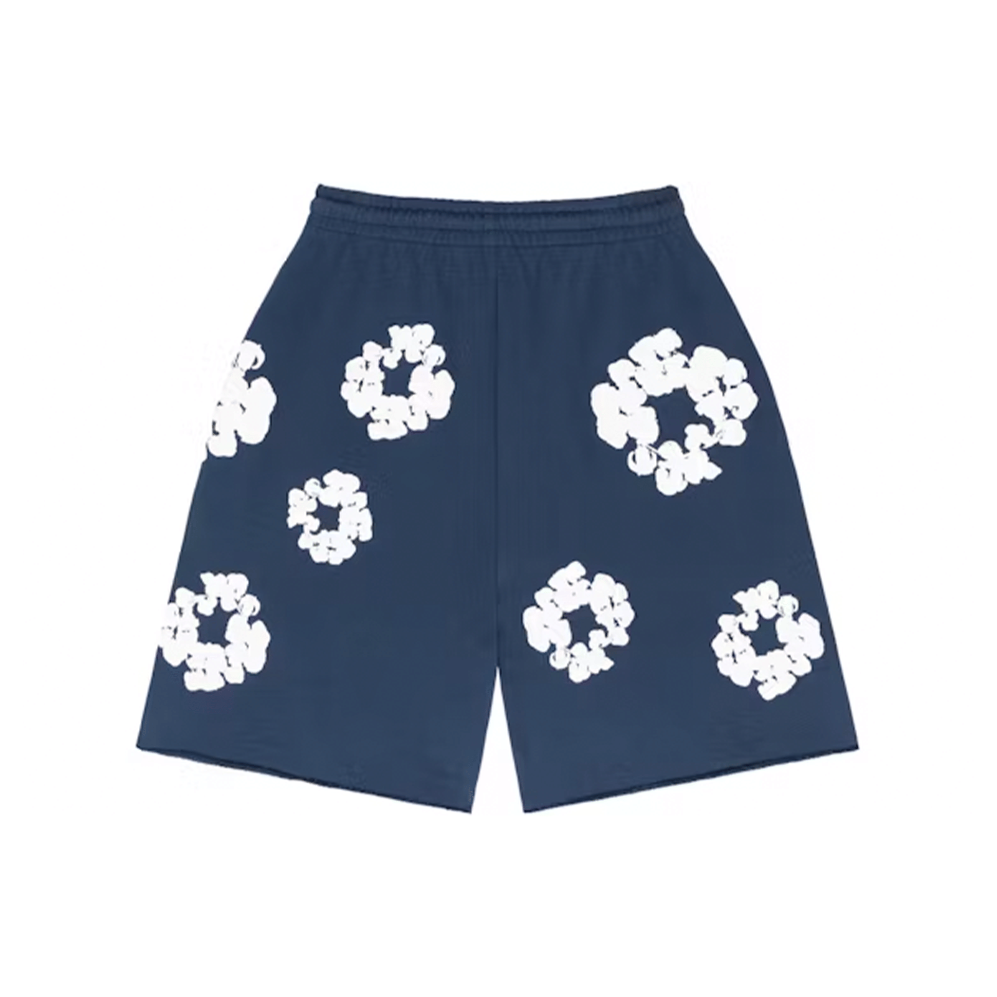 Denim Tears The Cotton Wreath Shorts Navy (FW23)
