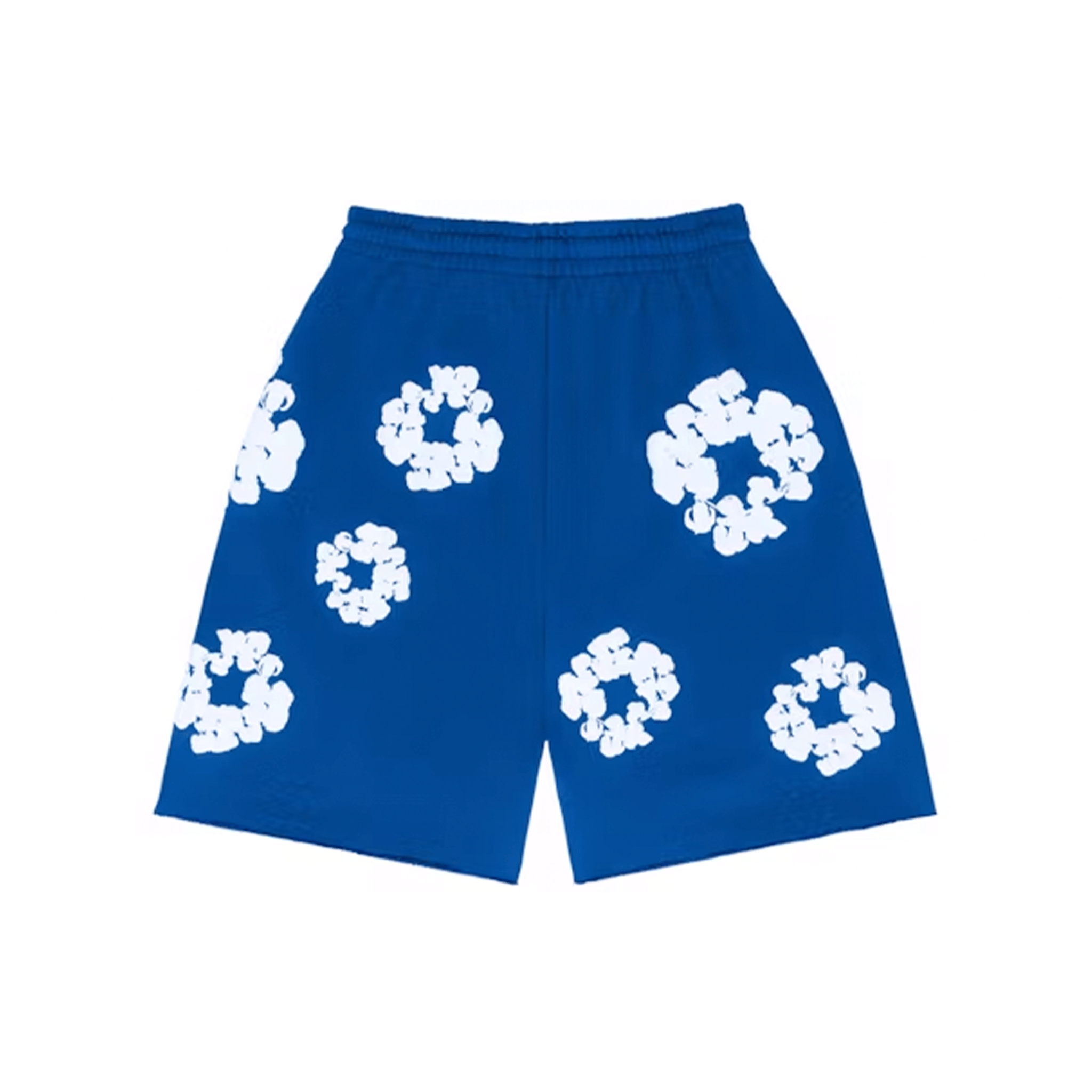 Denim Tears The Cotton Wreath Shorts Royal Blue (FW23)