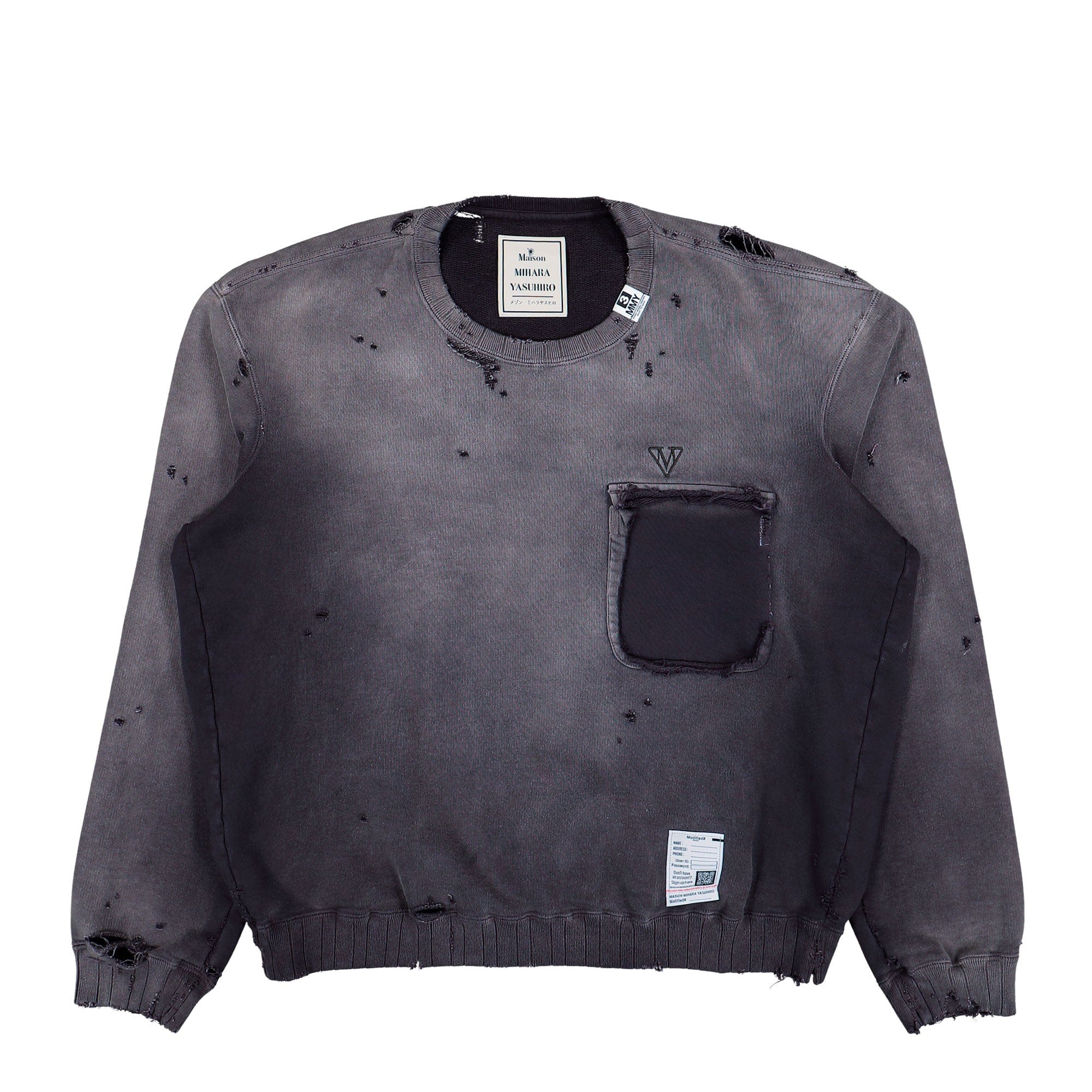 Maison Mihara Yasuhiro Sun Faded Pullover