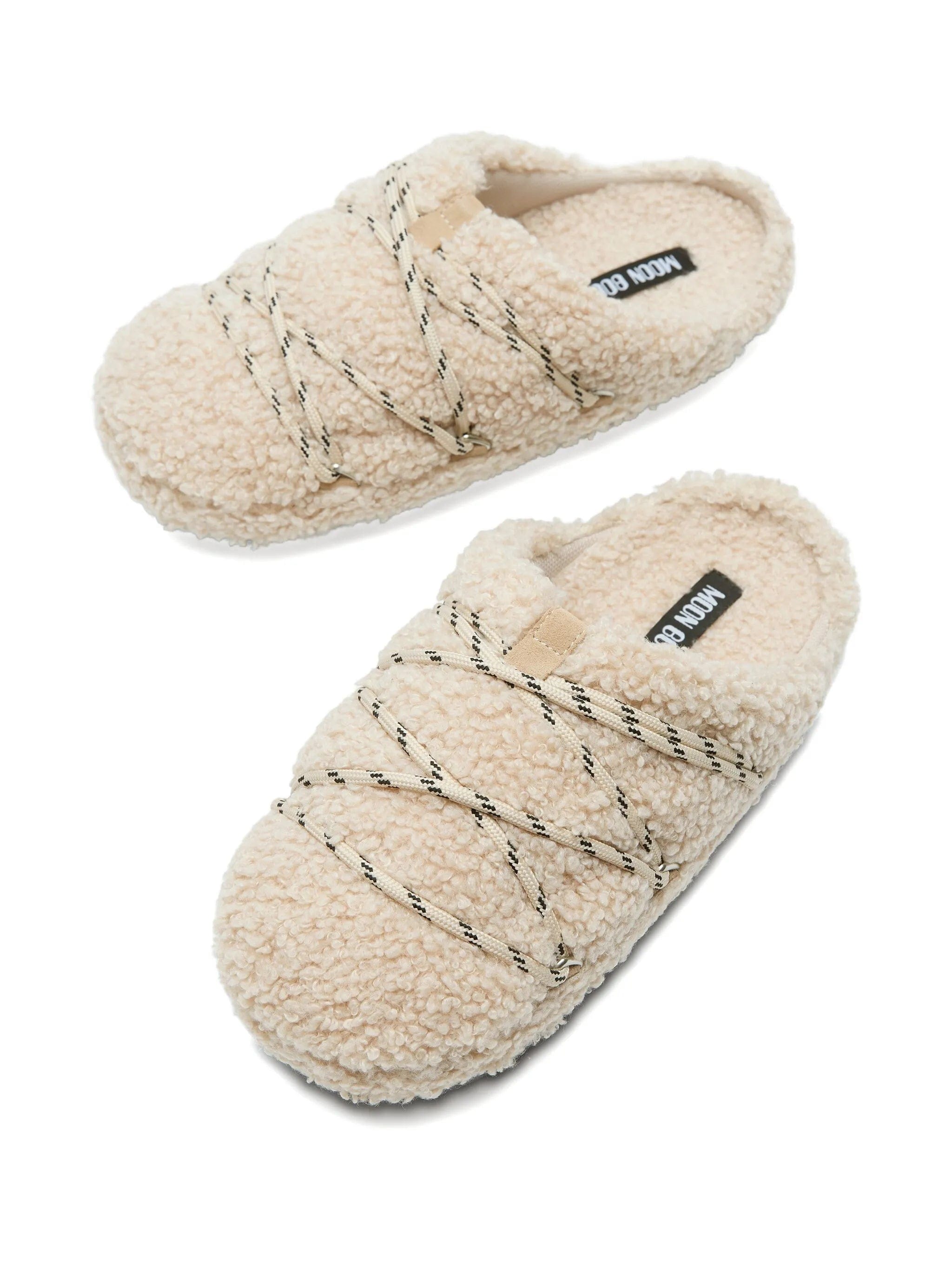 Moon Boot teddy cozy slippers