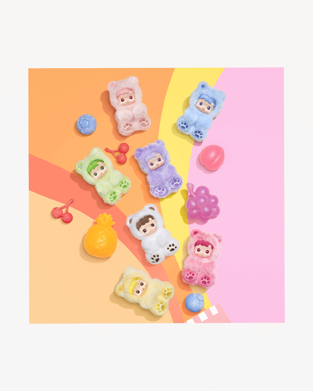 POP MART HACIPUPU GUMMY BEAR SERIES VINYL PLUSH PENDANT