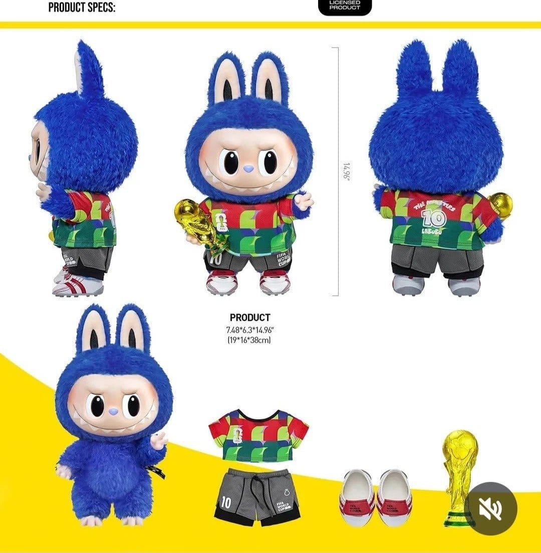 Popmart Pop Mart The Monsters LABUBU - FIFA World Cup CATCH THE WIN 100% Authentic