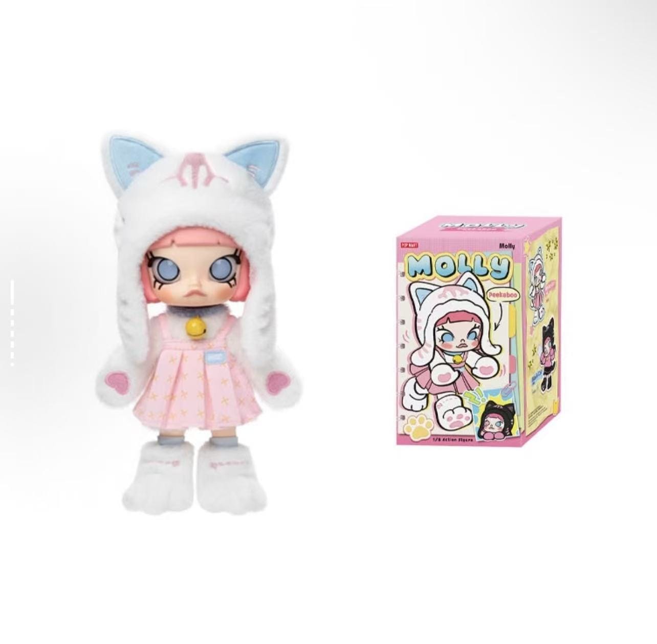 Action Molly Peekaboo 1/8 Action Figure White Cat Regular Figure